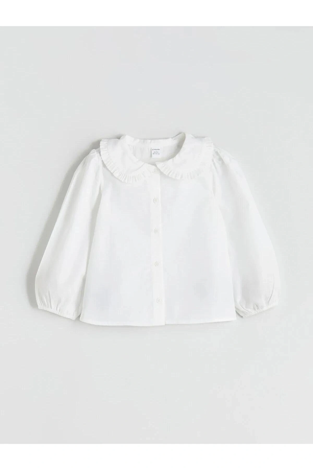 Bebe Yaka Basic Kız Çocuk Gömlek (W5)