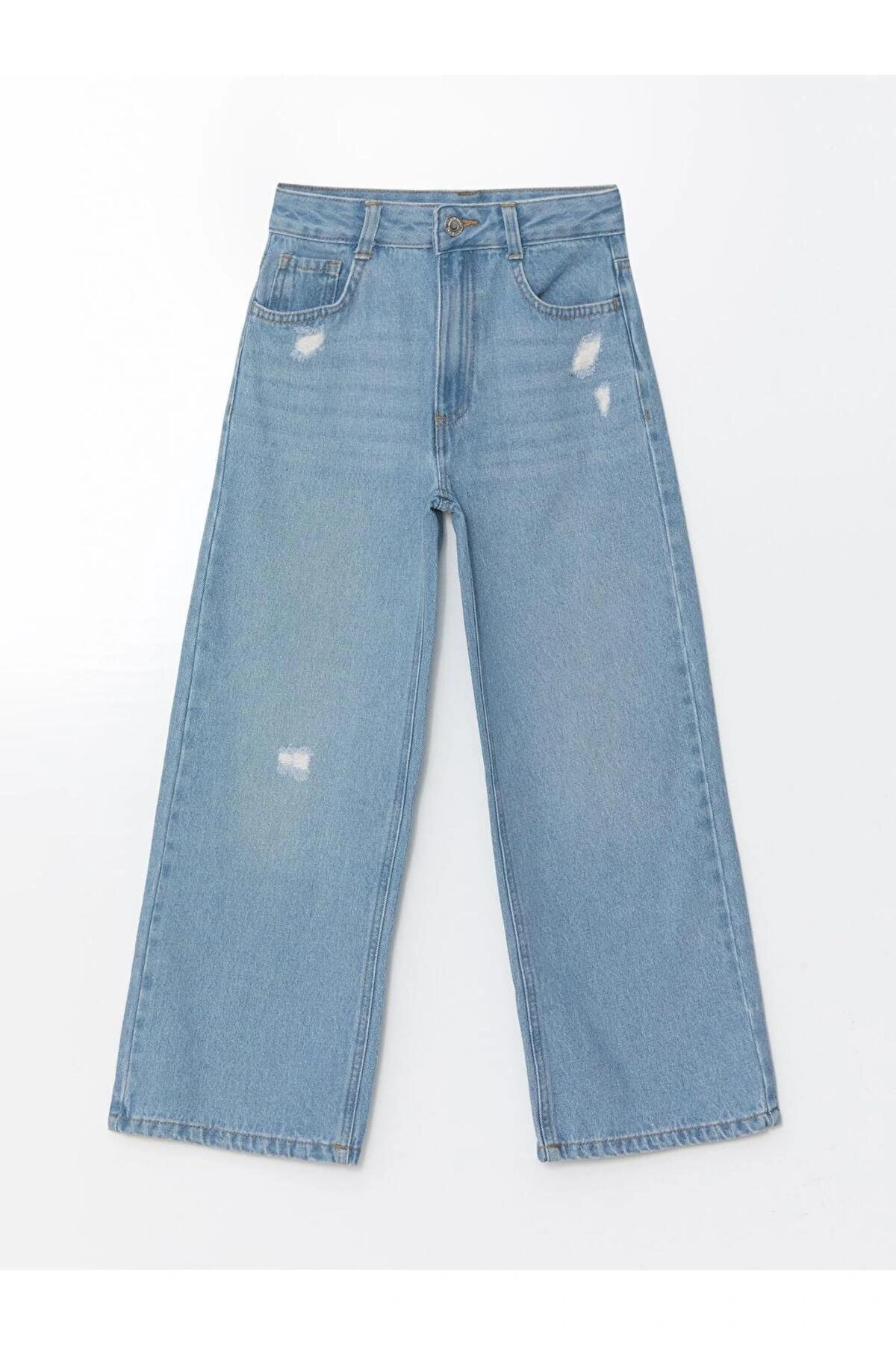 Beli Ayarlanabilir Lastikli Kız Çocuk Jean Pantolon