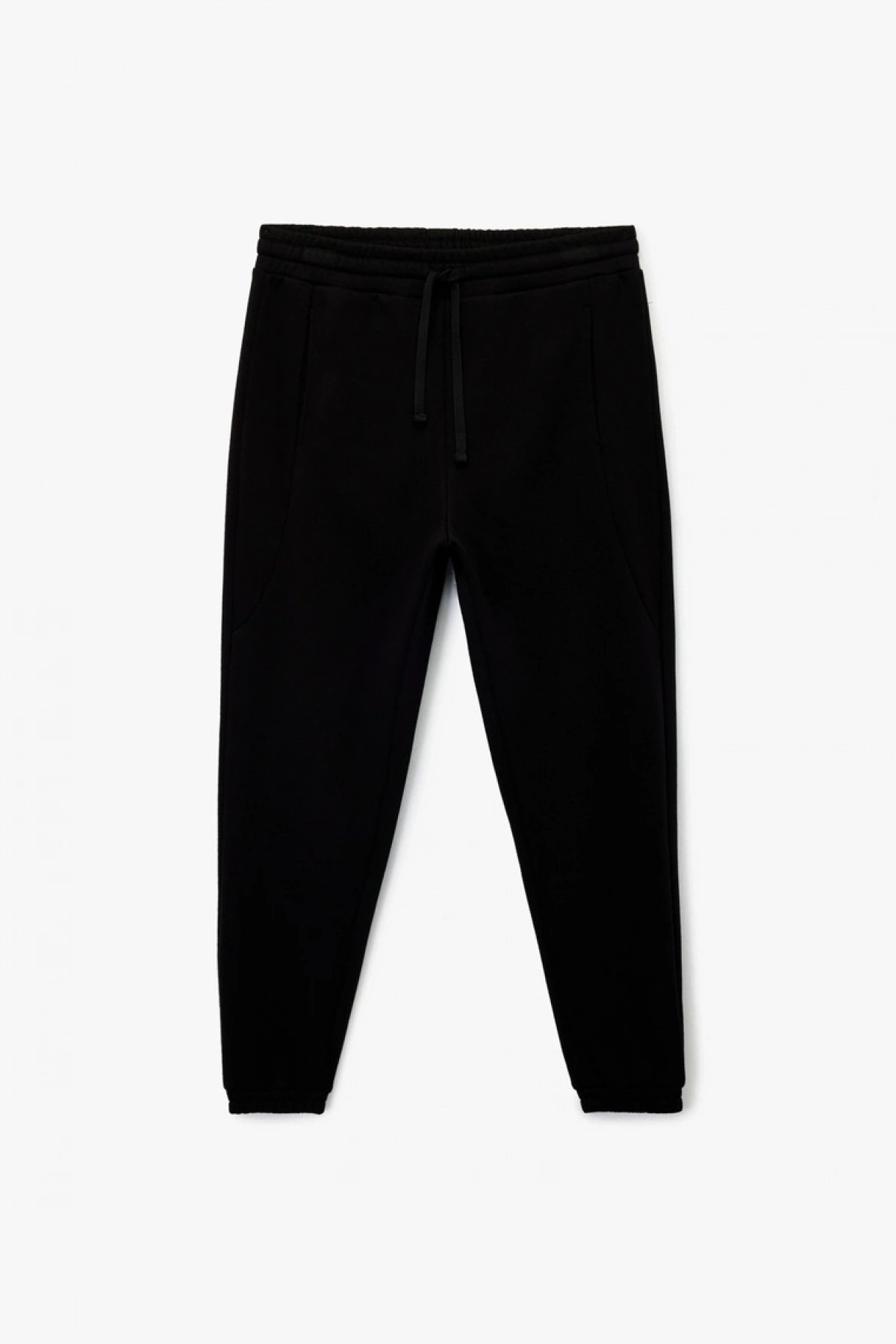 Beli Bağcıklı Şardonlu Cepli Jogger Kışlık Eşofman Altı
