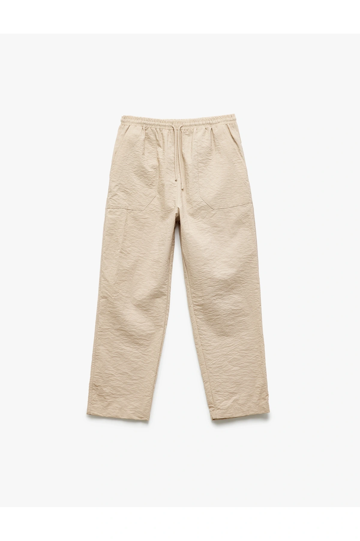 Beli Bağlamalı Cepli Balon Form Pantolon