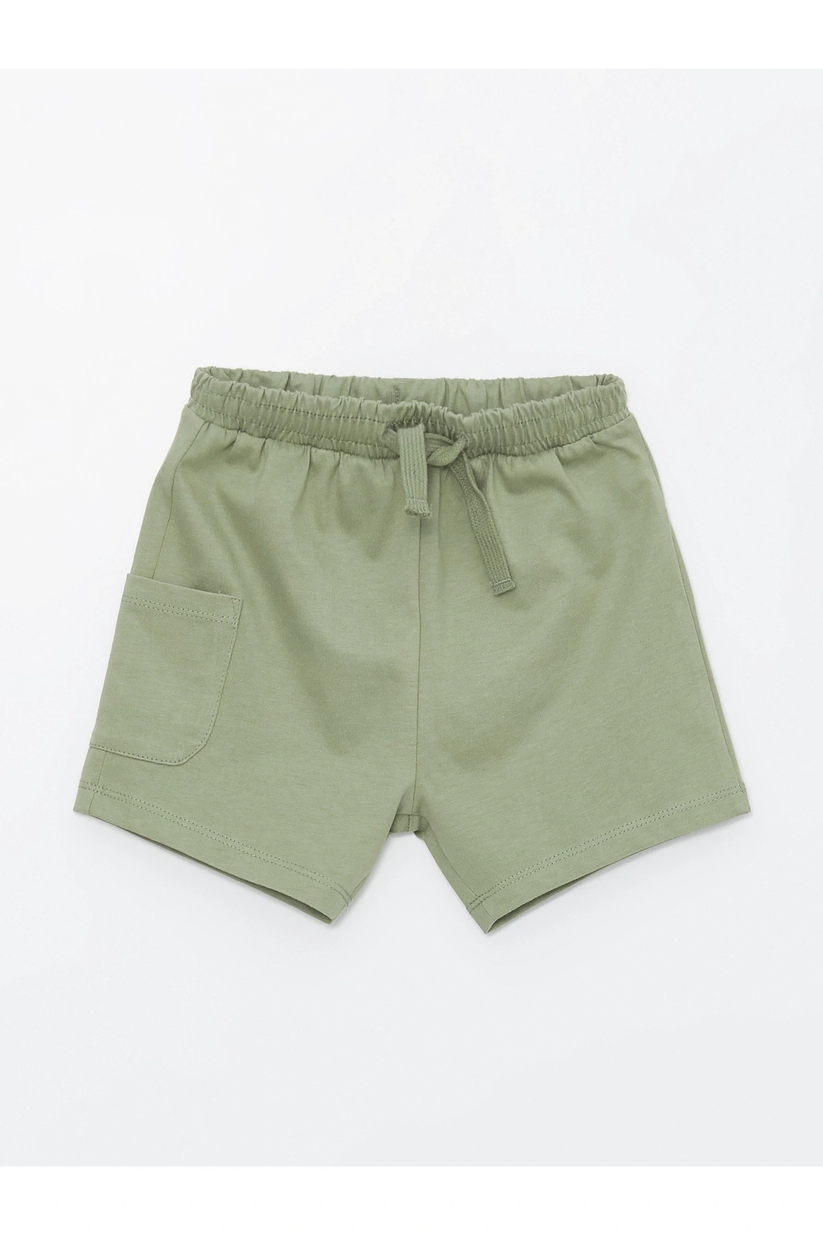 Beli Lastikli Basic Erkek Bebek Şort