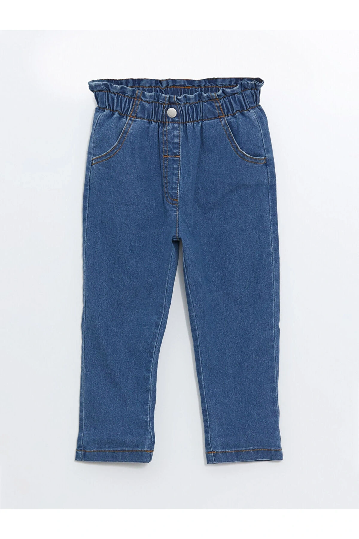 Beli Lastikli Basic Kiz Bebek Jean Pantolon - W4CJ68Z1