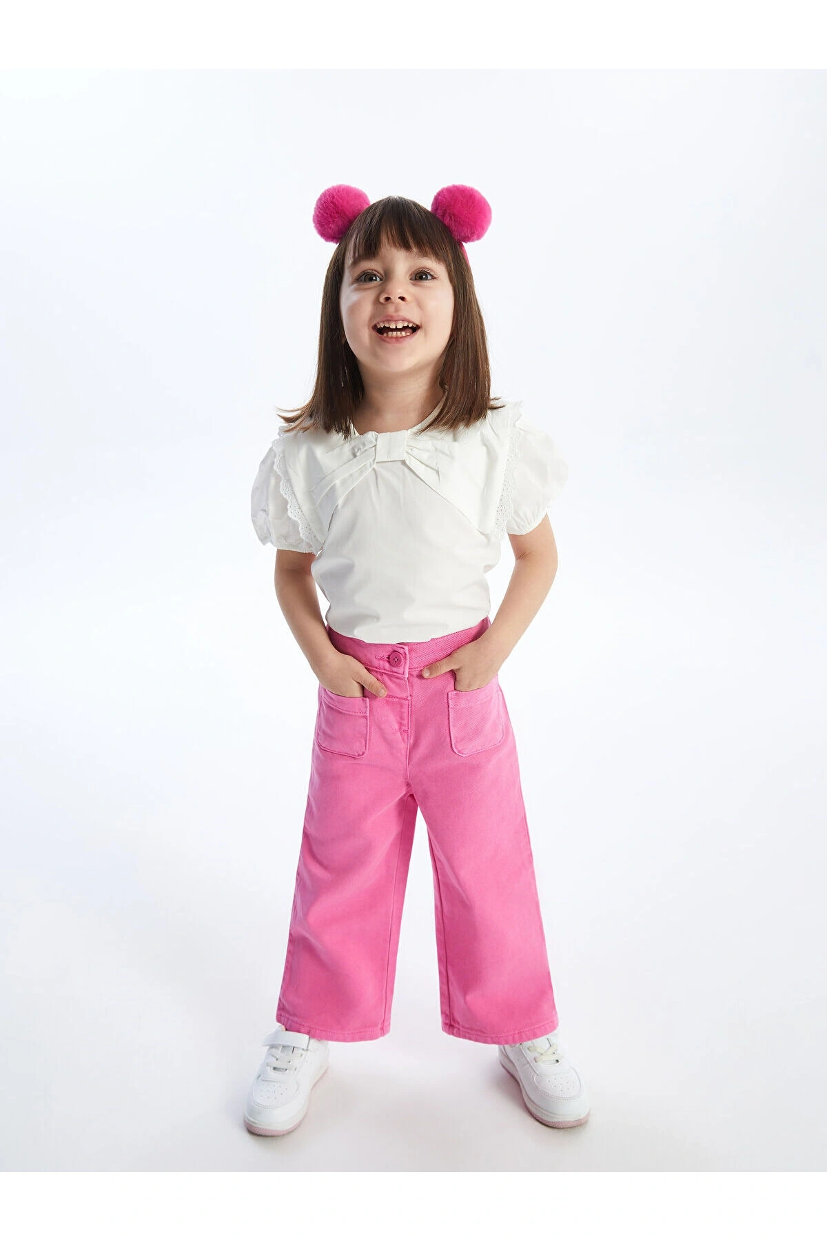 LCW Beli Lastikli Basic Kız Bebek Pantolon