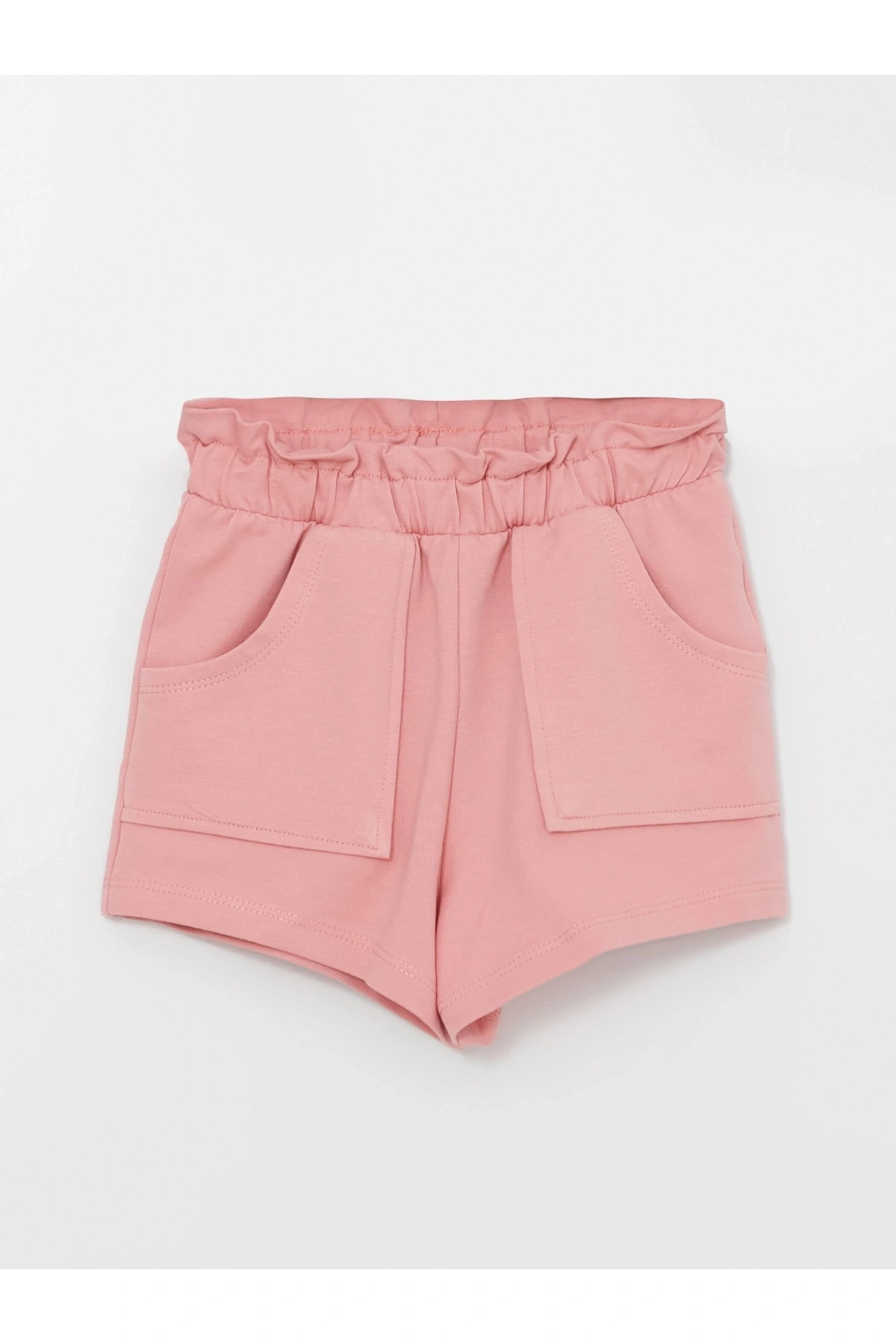 Beli Lastikli Basic Kız Bebek Şort
