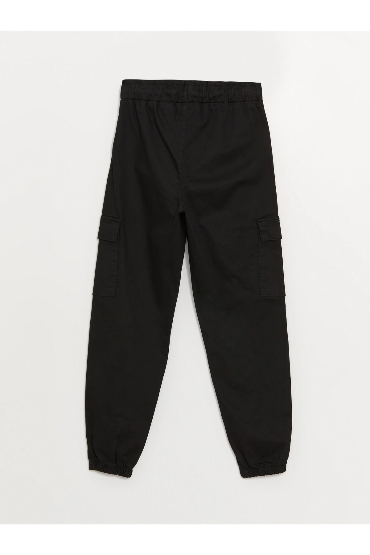 Beli Lastikli Basic Kız Çocuk Kargo Pantolon