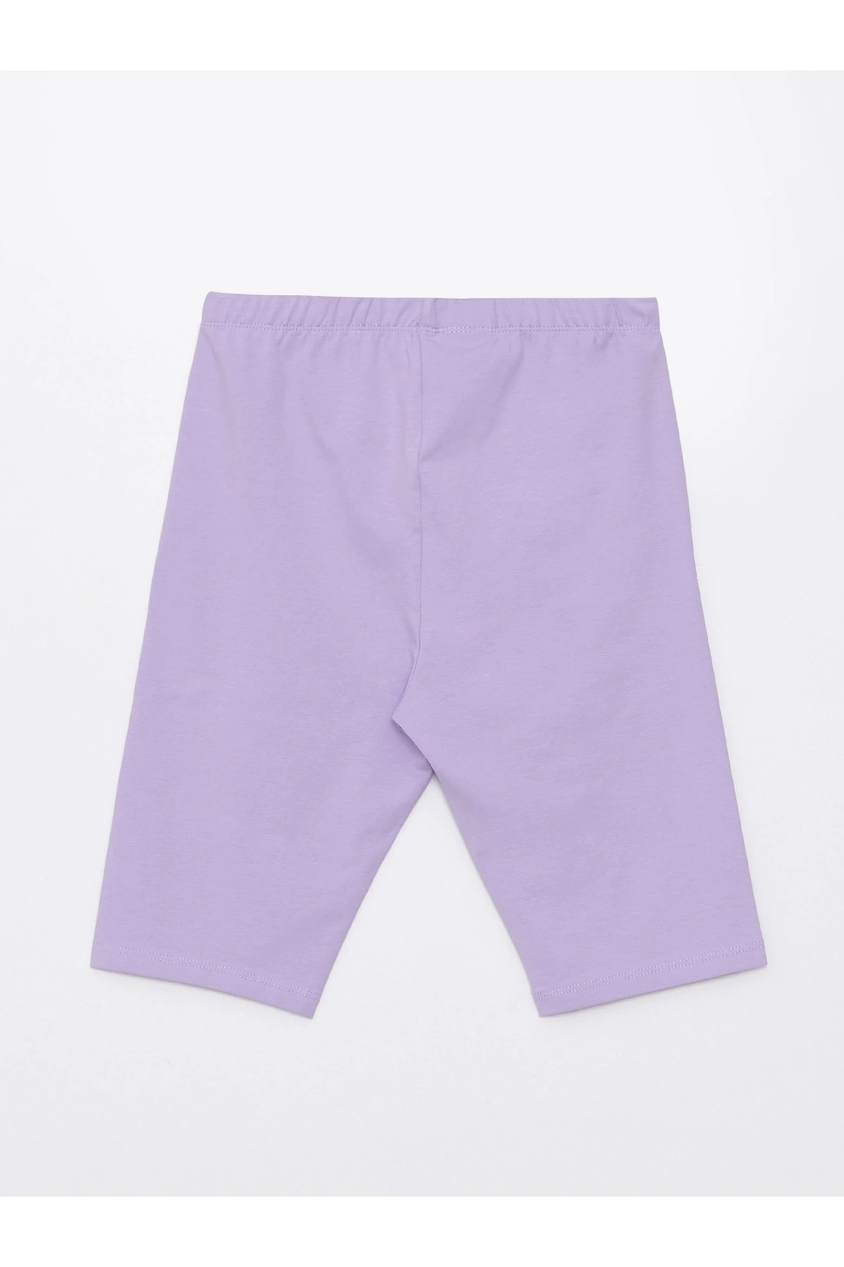 Beli Lastikli Basic Kız Çocuk Kısa Tayt