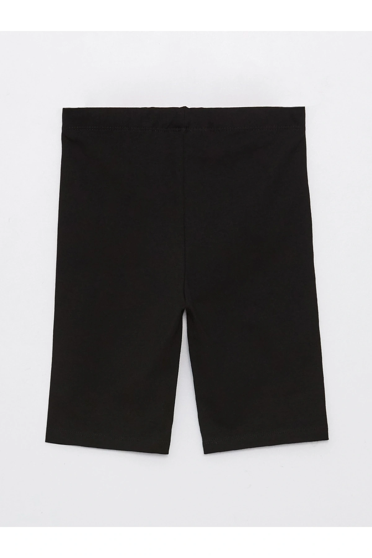 Beli Lastikli Basic Kız Çocuk Kısa Tayt