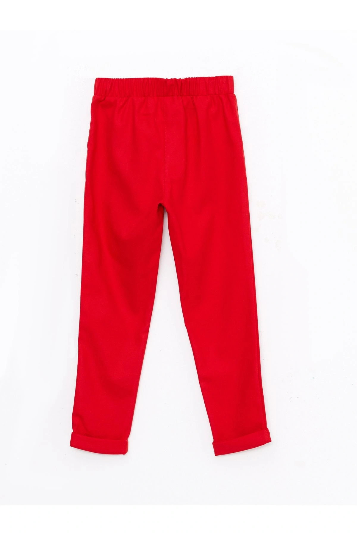 Beli Lastikli Basic Kız Çocuk Pantolon