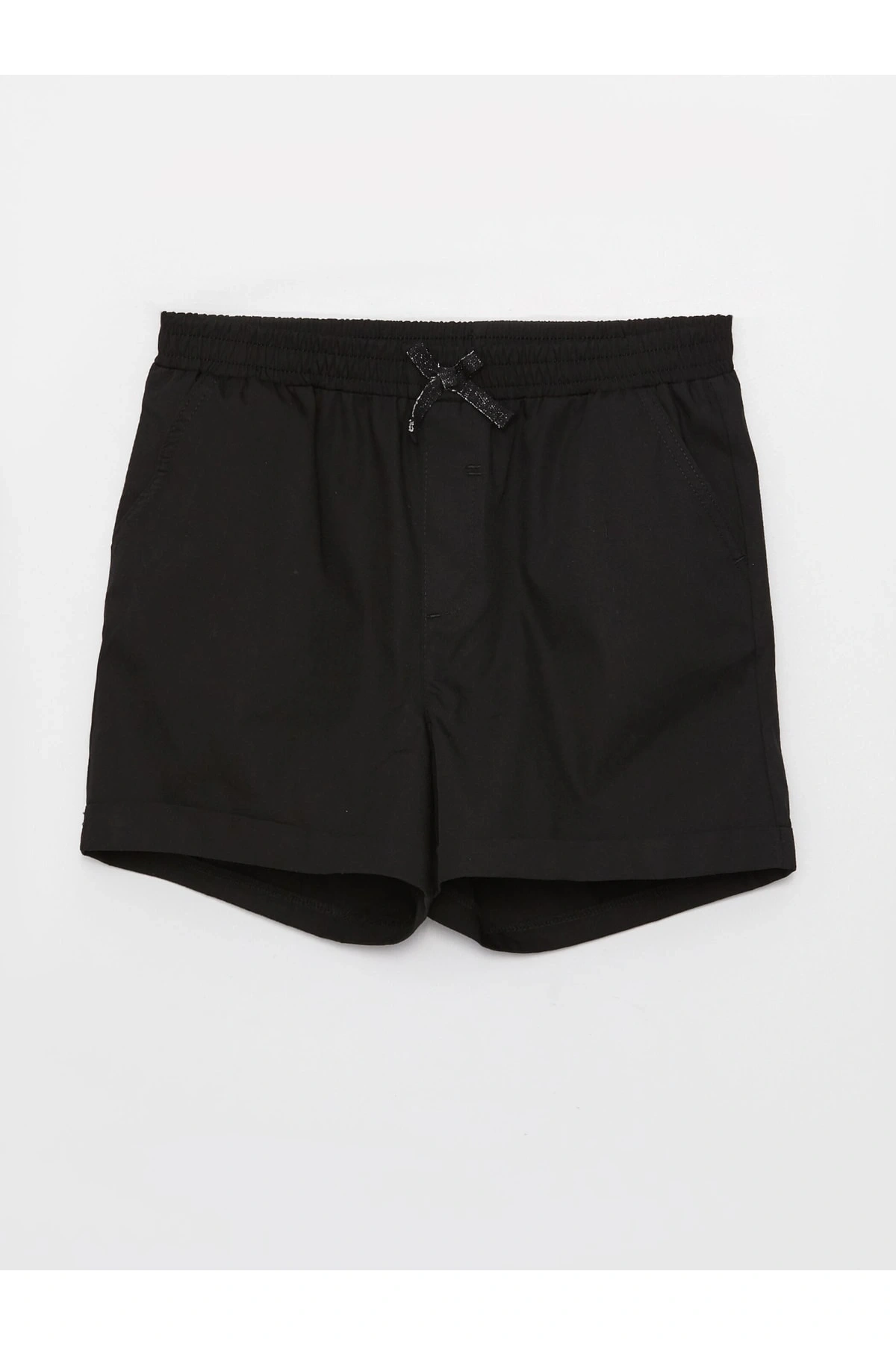 Beli Lastikli Basic Kız Çocuk Şort