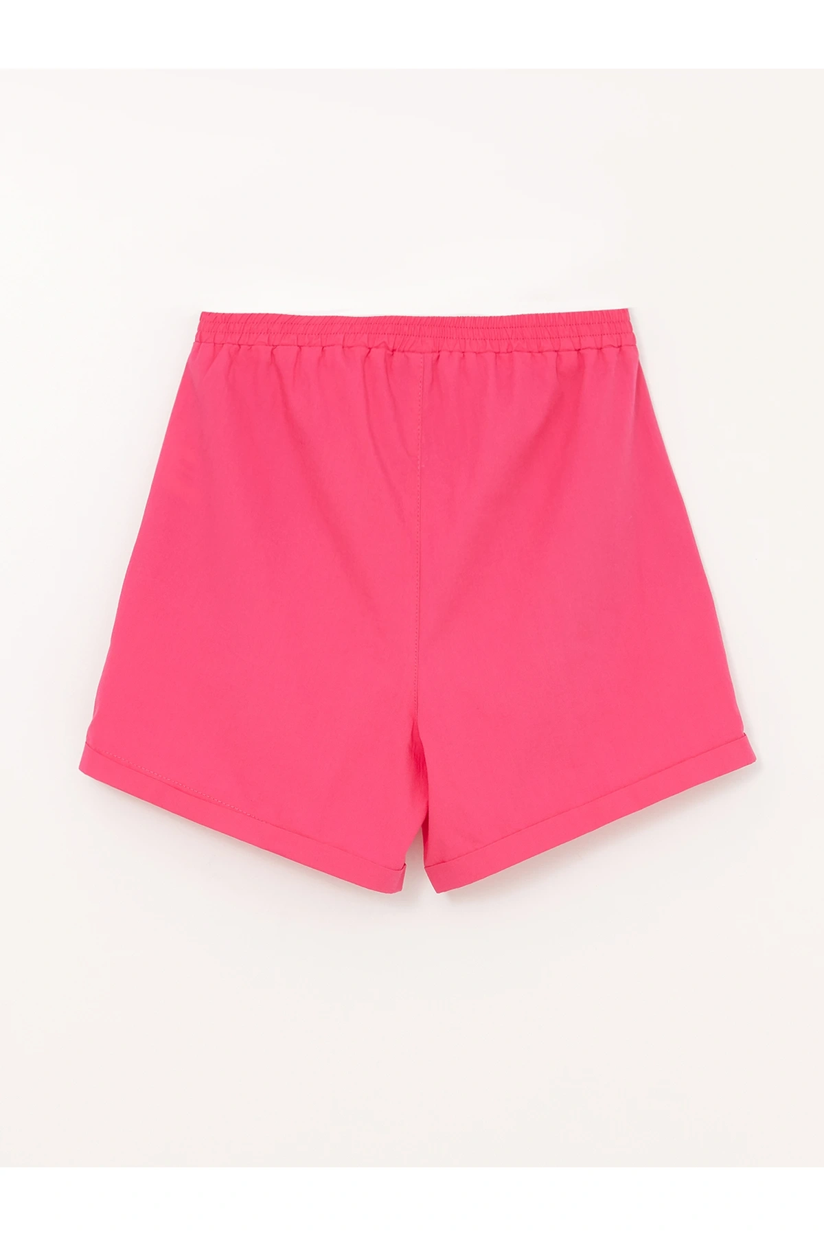 Beli Lastikli Basic Kız Çocuk Şort