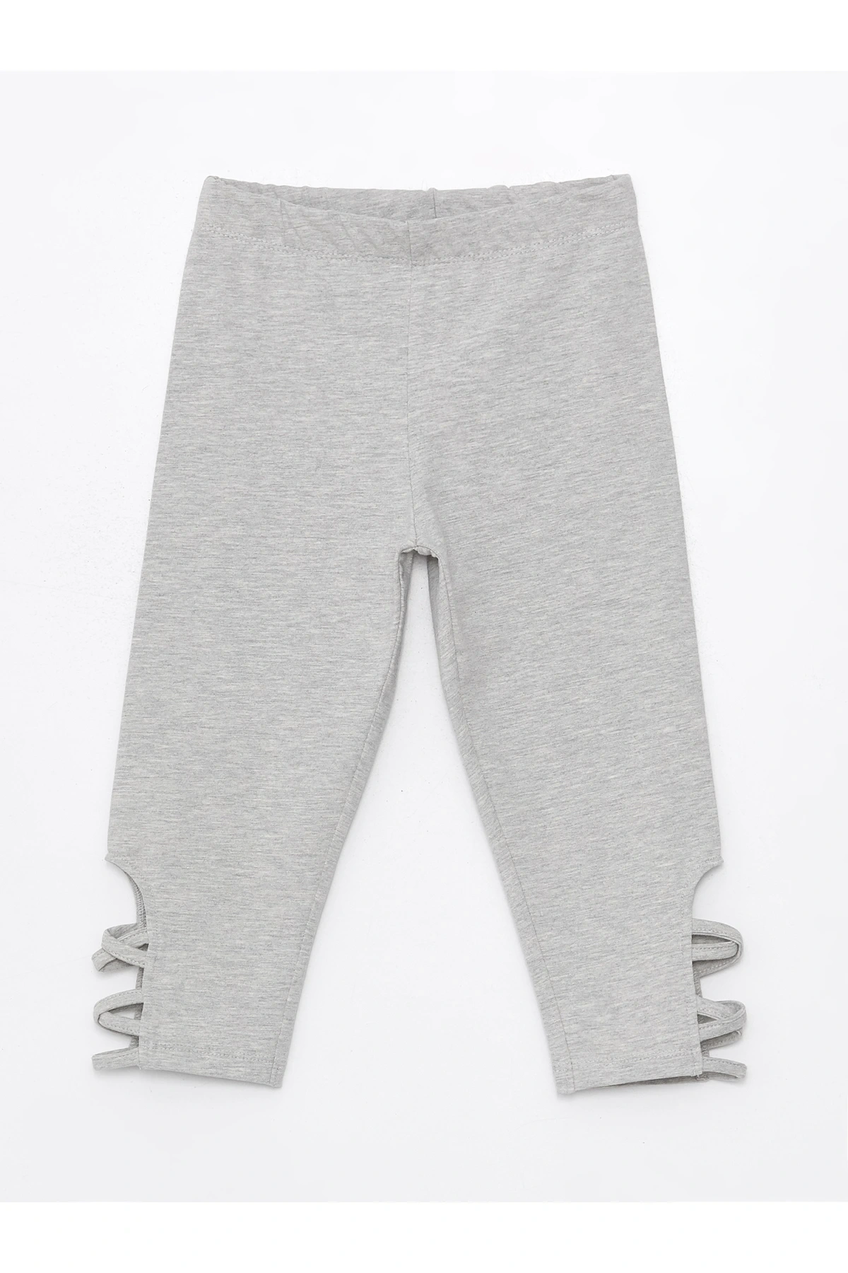 Beli Lastikli Basic Kız Çocuk Tayt