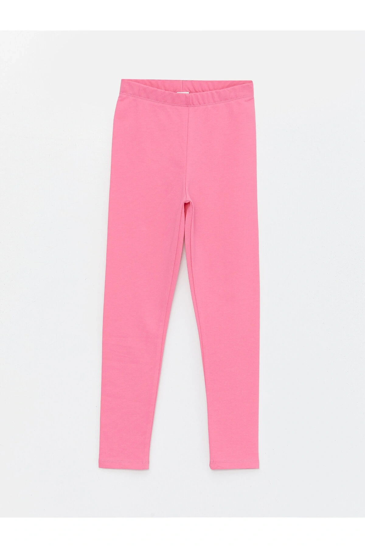 Beli Lastikli Basic Kız Çocuk Tayt