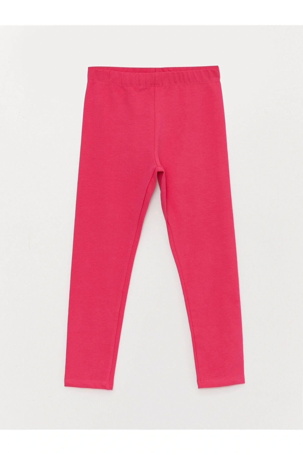 Beli Lastikli Basic Kız Çocuk Uzun Tayt