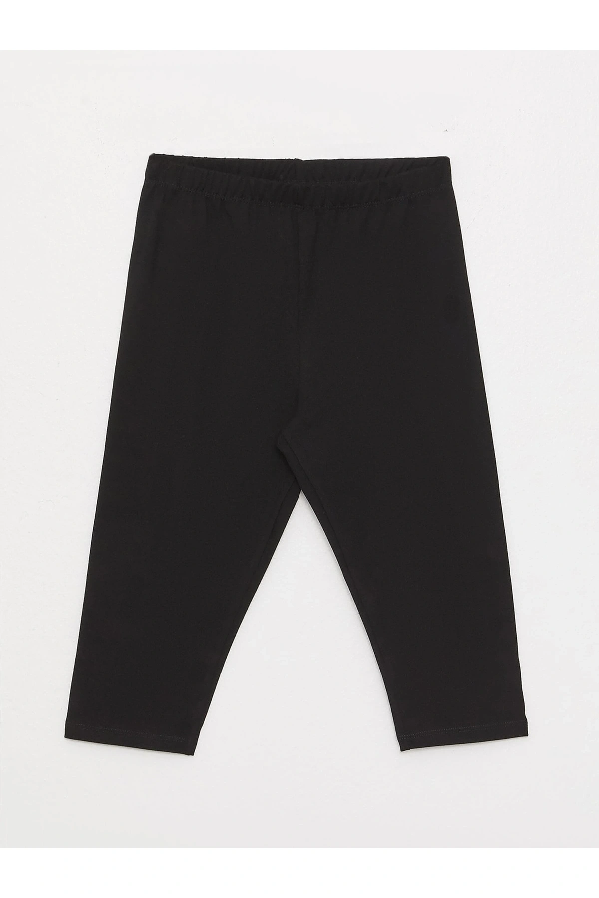 Beli Lastikli Basic Pamuklu Kız Çocuk Tayt