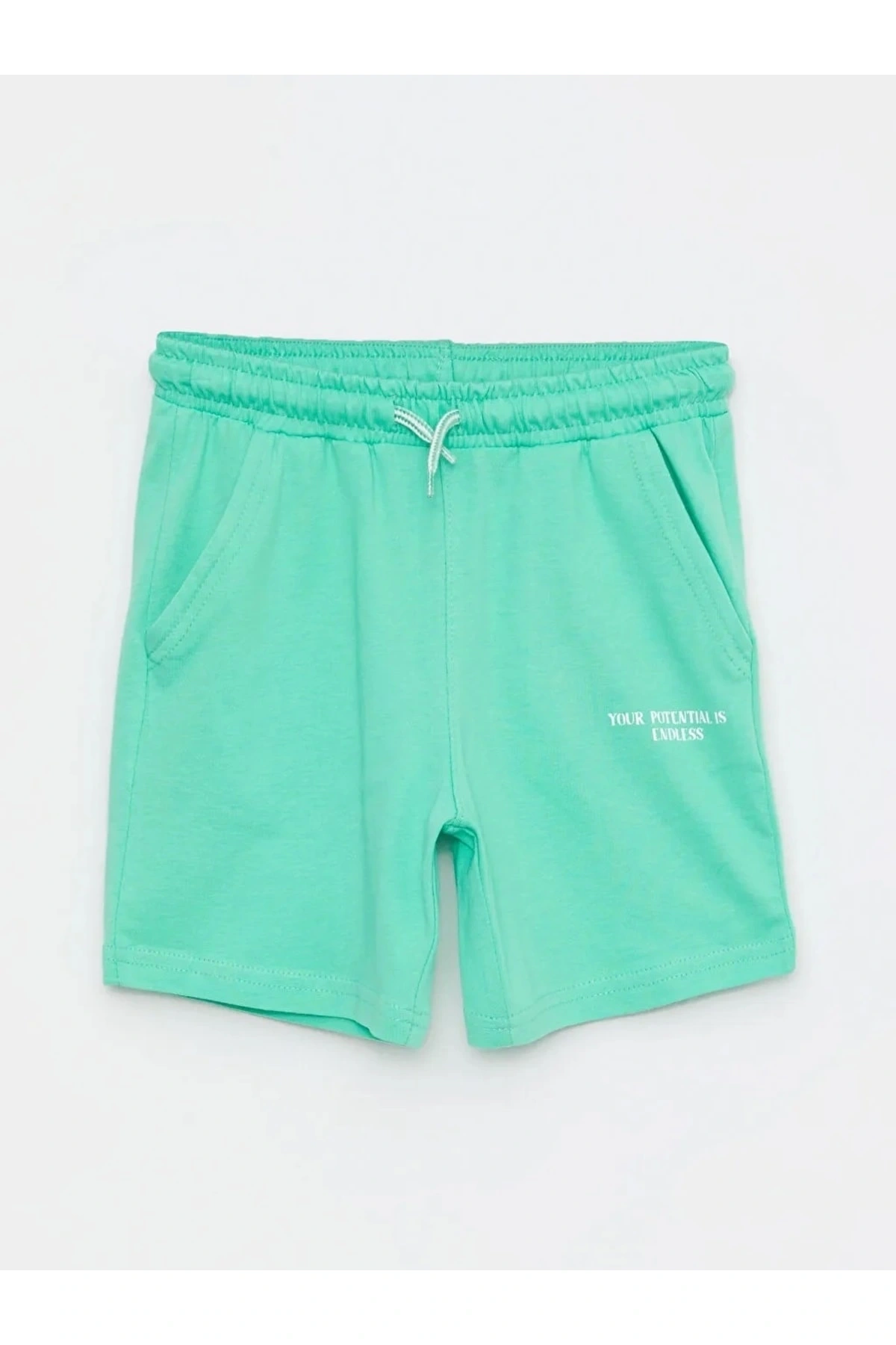 Beli Lastikli Baskılı Erkek Çocuk Şort