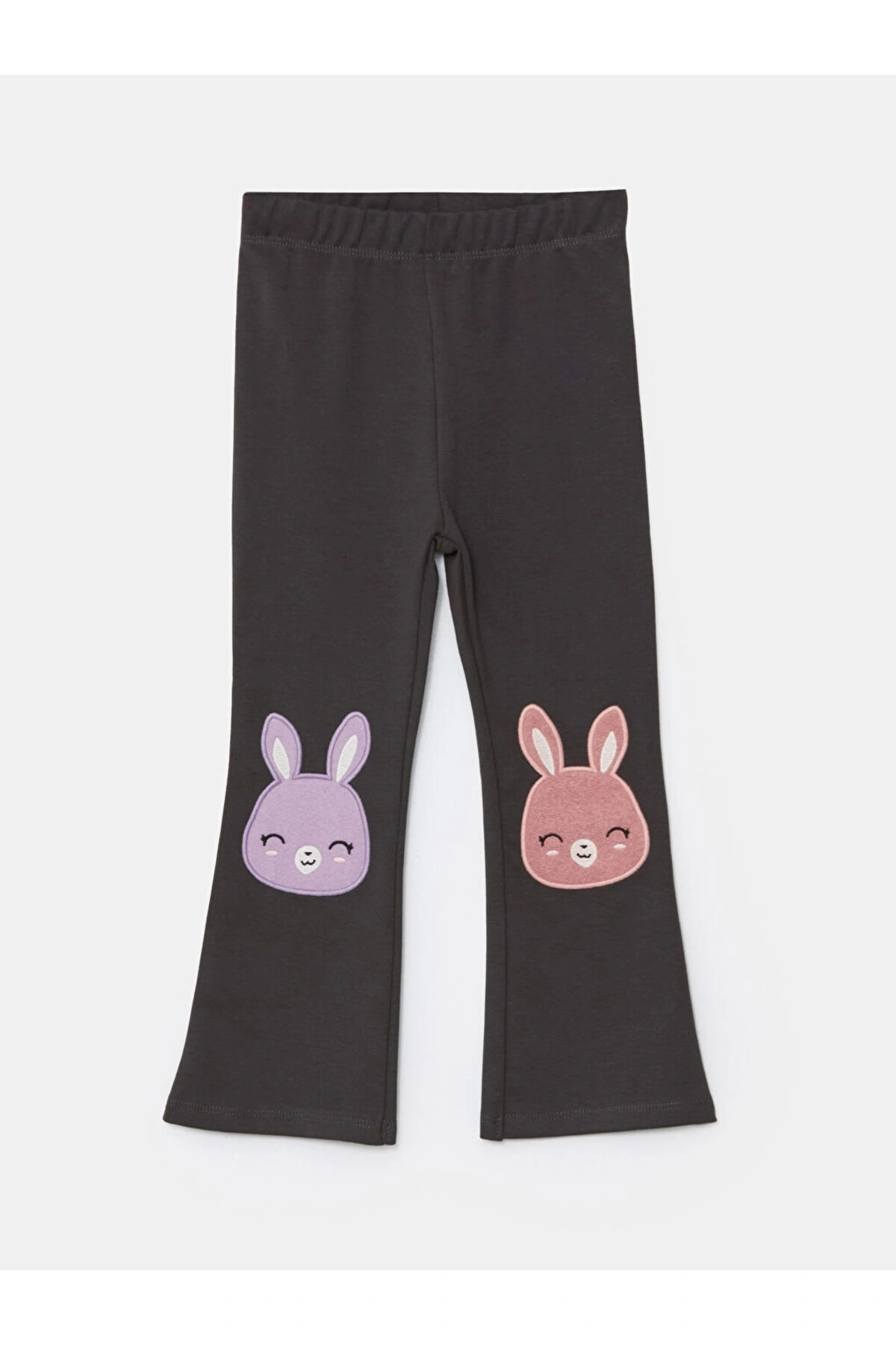 Beli Lastikli Baskılı ispanyol Paça Kız Bebek Tayt