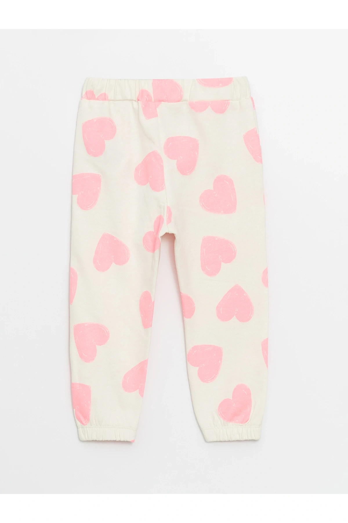 Beli Lastikli Baskılı Kız Bebek Eşofman Alt