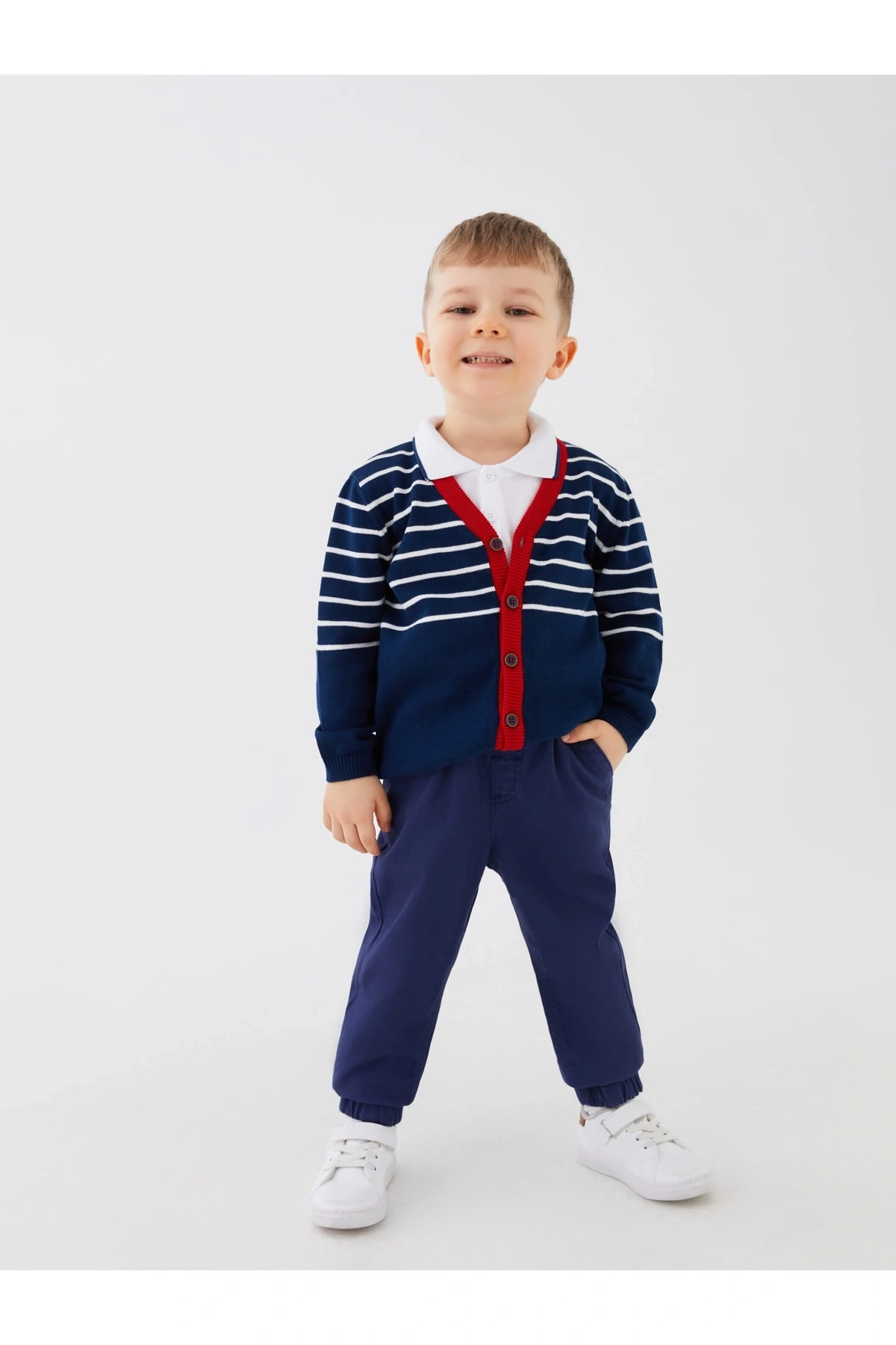 Beli Lastikli Erkek Bebek Jogger Pantolon