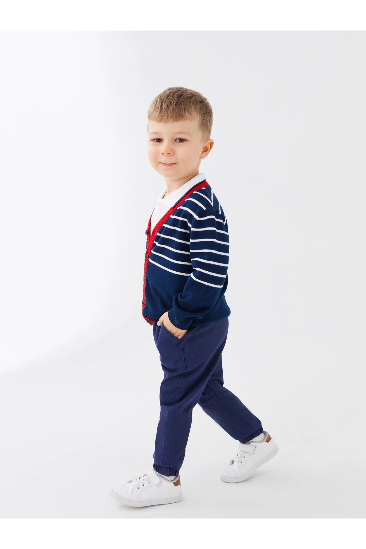 Beli Lastikli Erkek Bebek Jogger Pantolon
