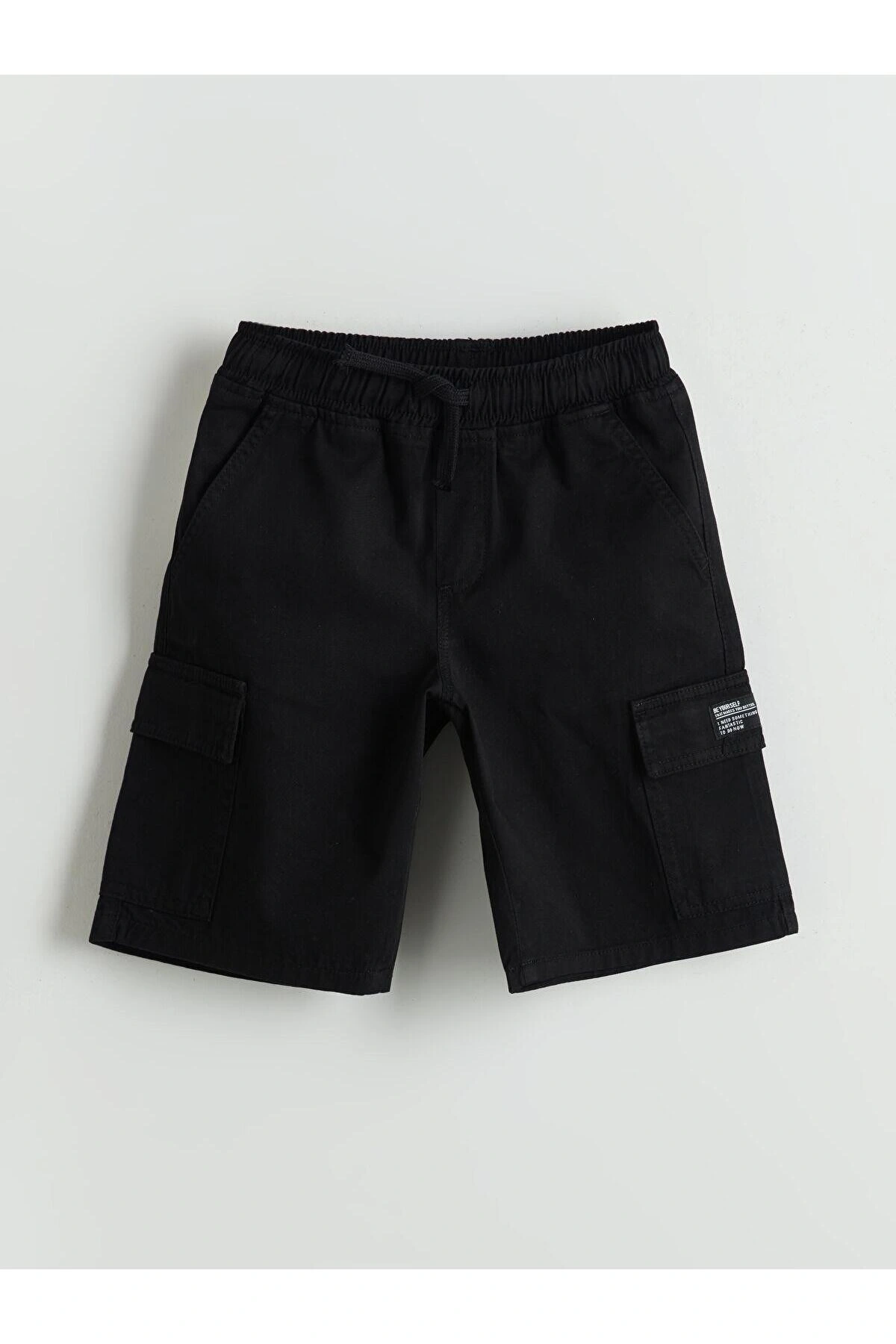 Beli Lastikli Erkek Çocuk Kargo Şort