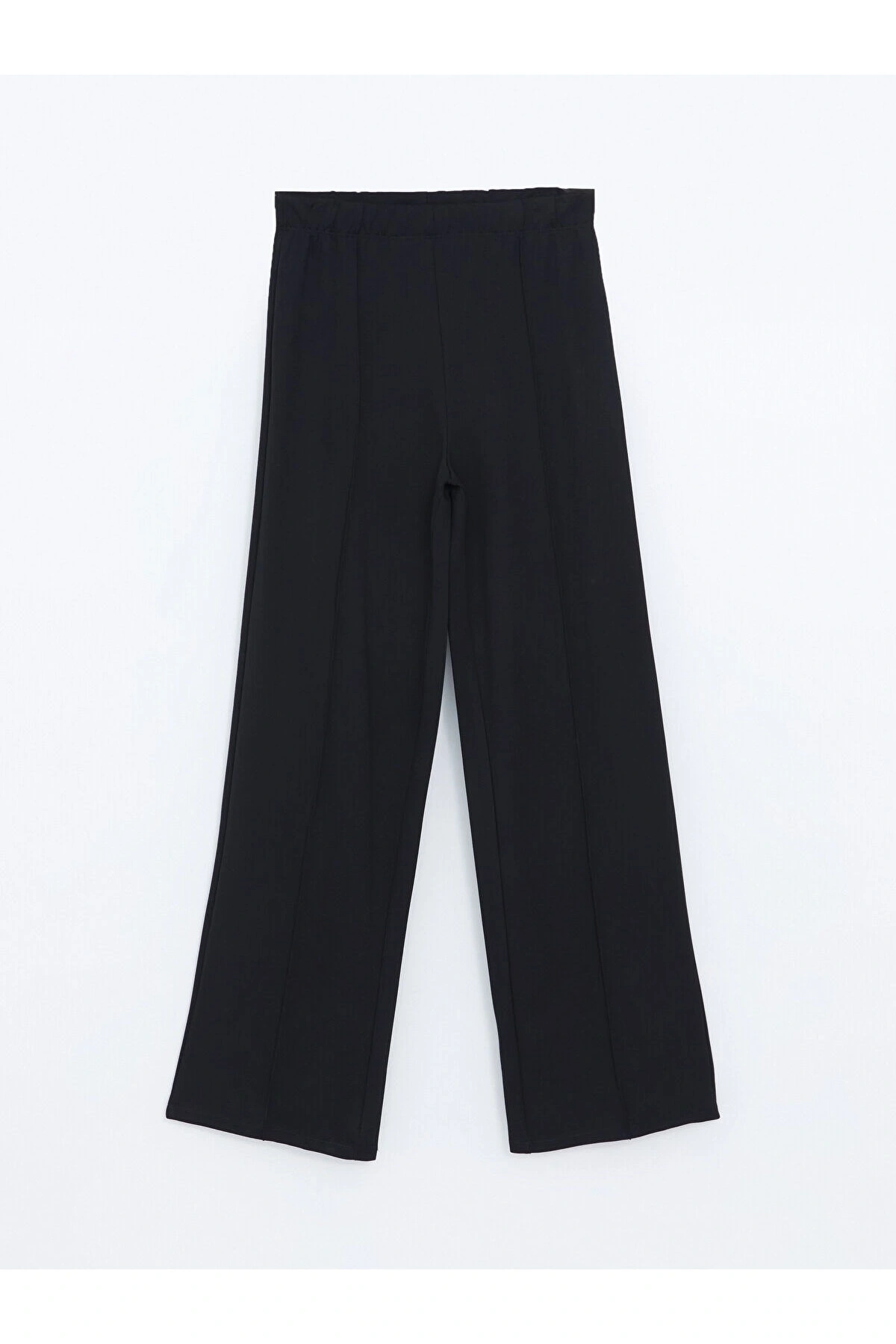 Beli Lastikli Geniş Paça Kadın Pantolon