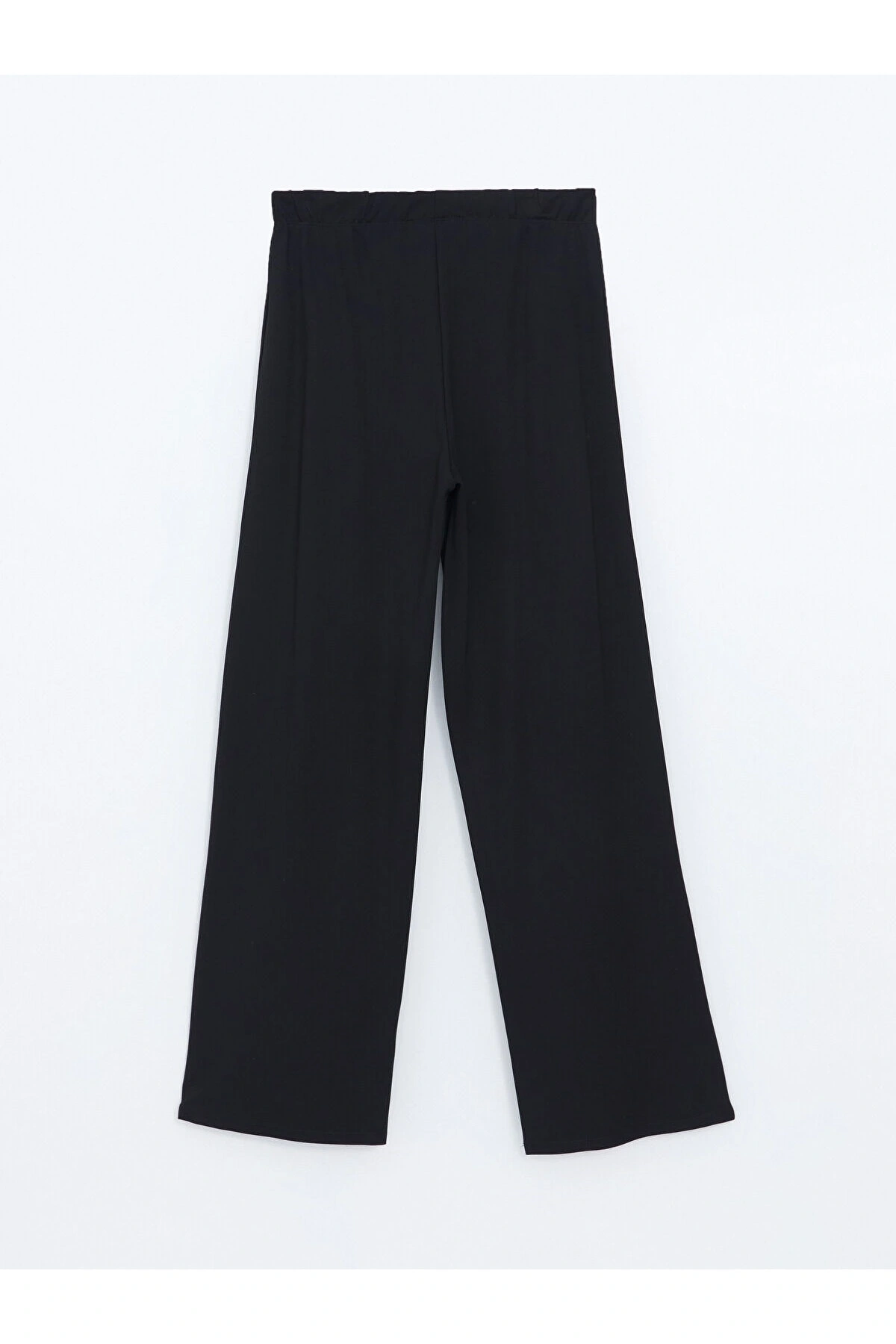 Beli Lastikli Geniş Paça Kadın Pantolon