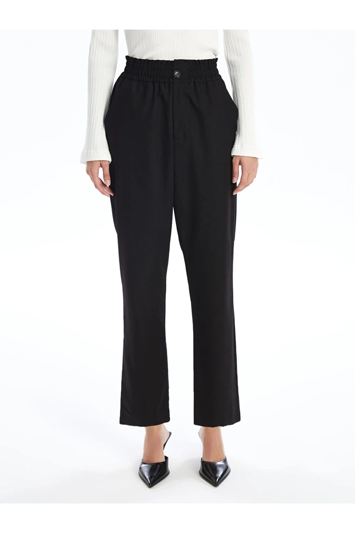 Beli Lastikli Kadın Pantolon