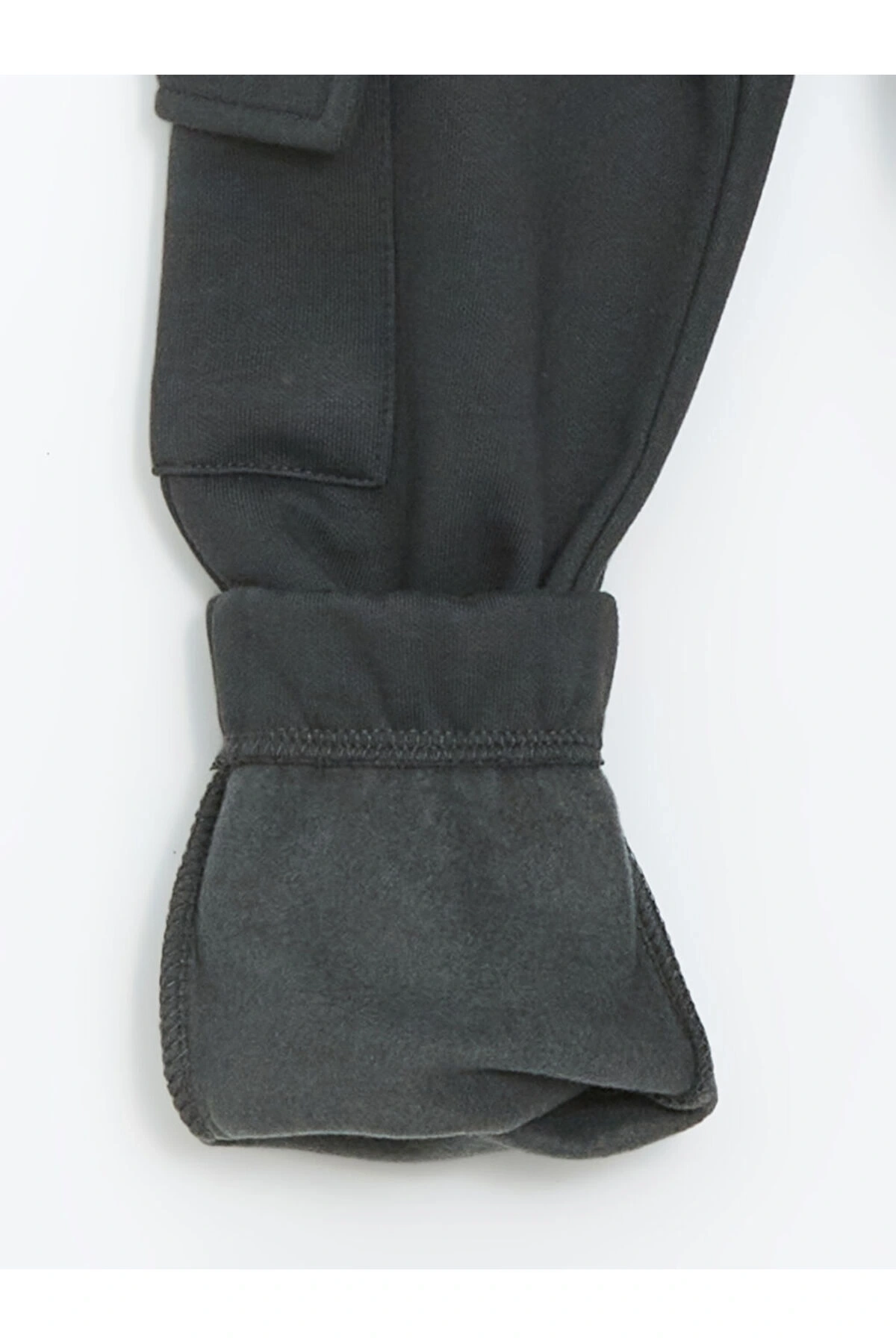 Beli Lastikli Kalın Basic Erkek Çocuk Jogger Eşofman Altı