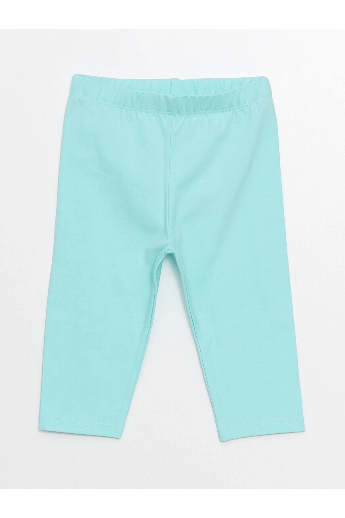 LCW Kids turkuaz Beli Lastikli Kız Bebek Basic Tayt