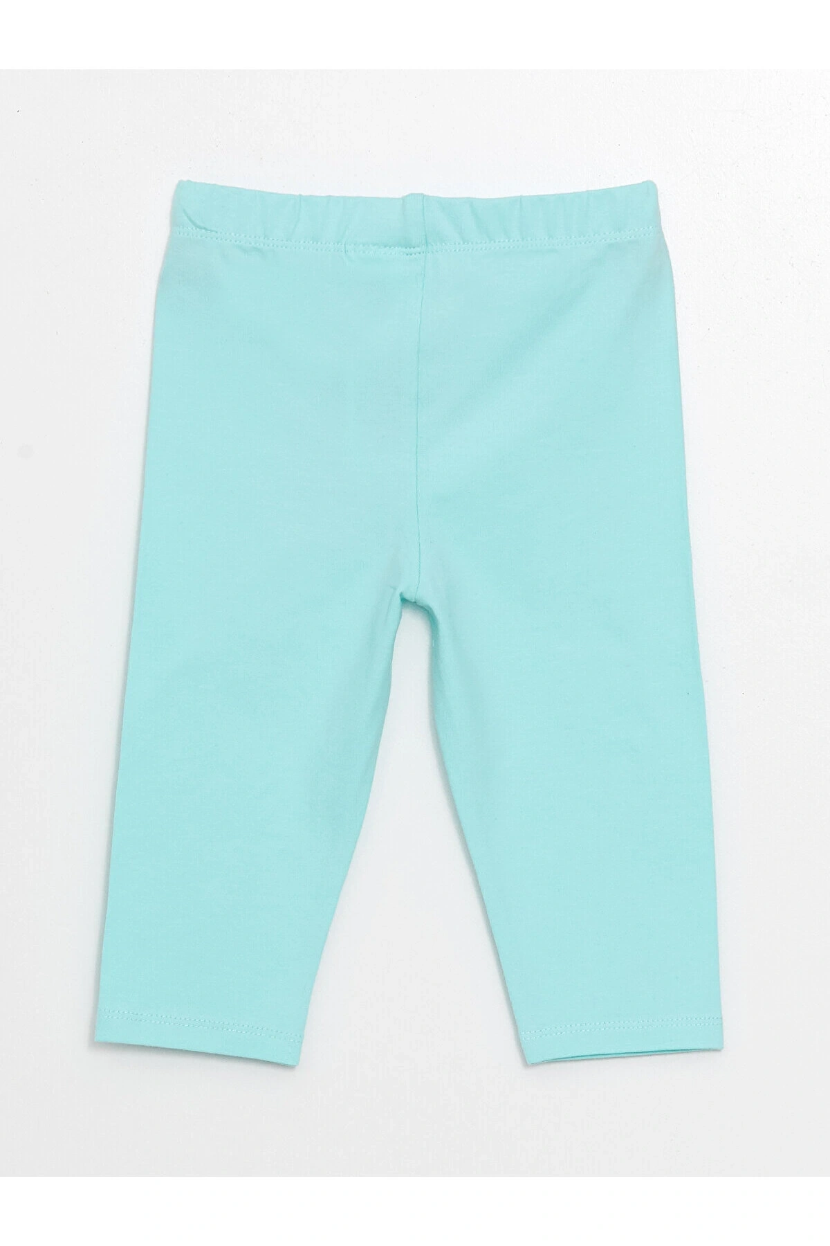 LCW Kids turkuaz Beli Lastikli Kız Bebek Basic Tayt