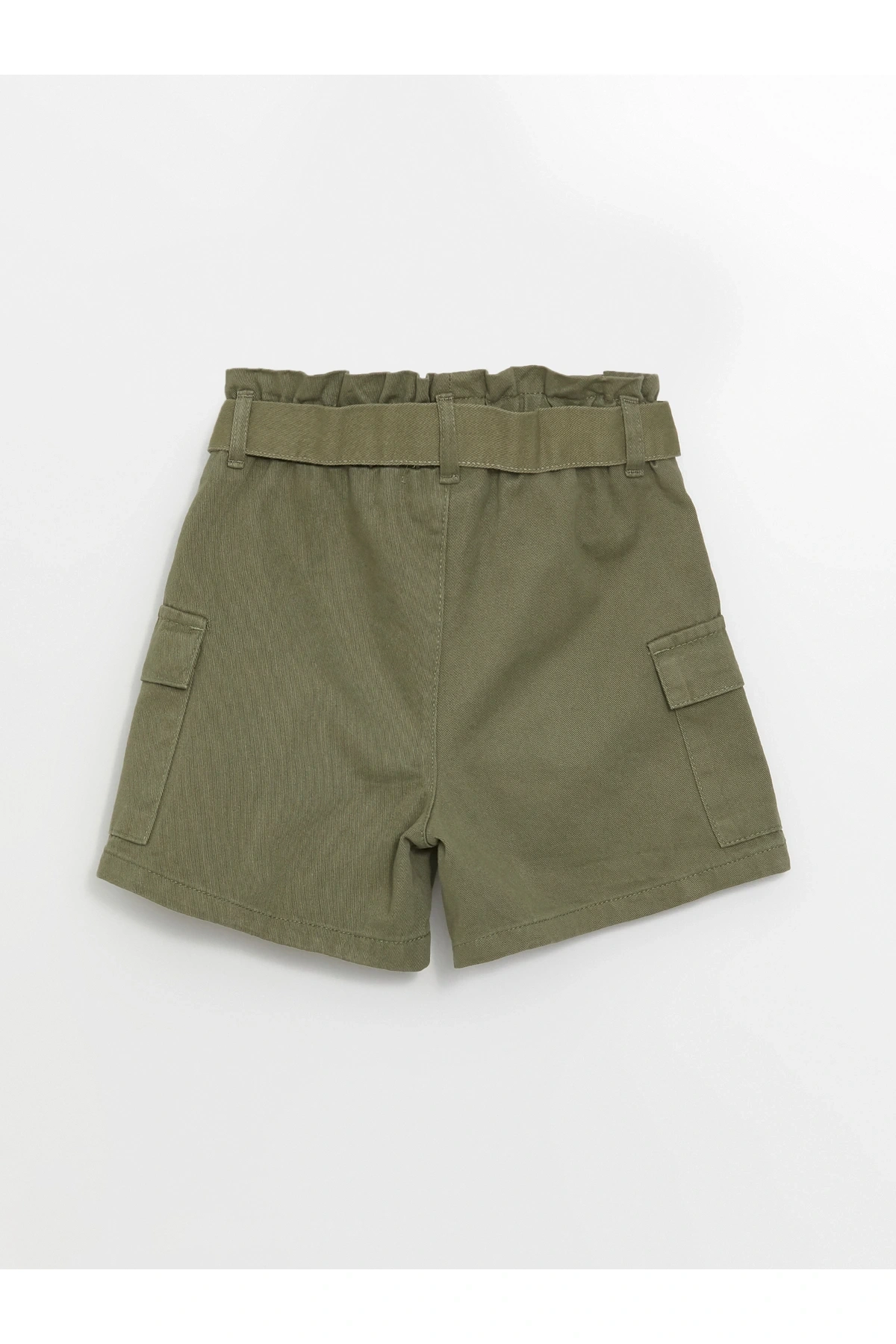 Beli Lastikli Kız Çocuk Şort