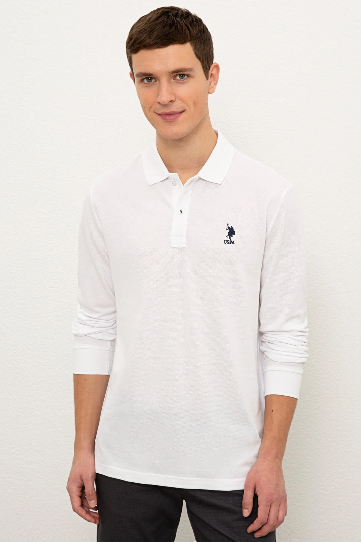 Beyaz Erkek Sweatshirt