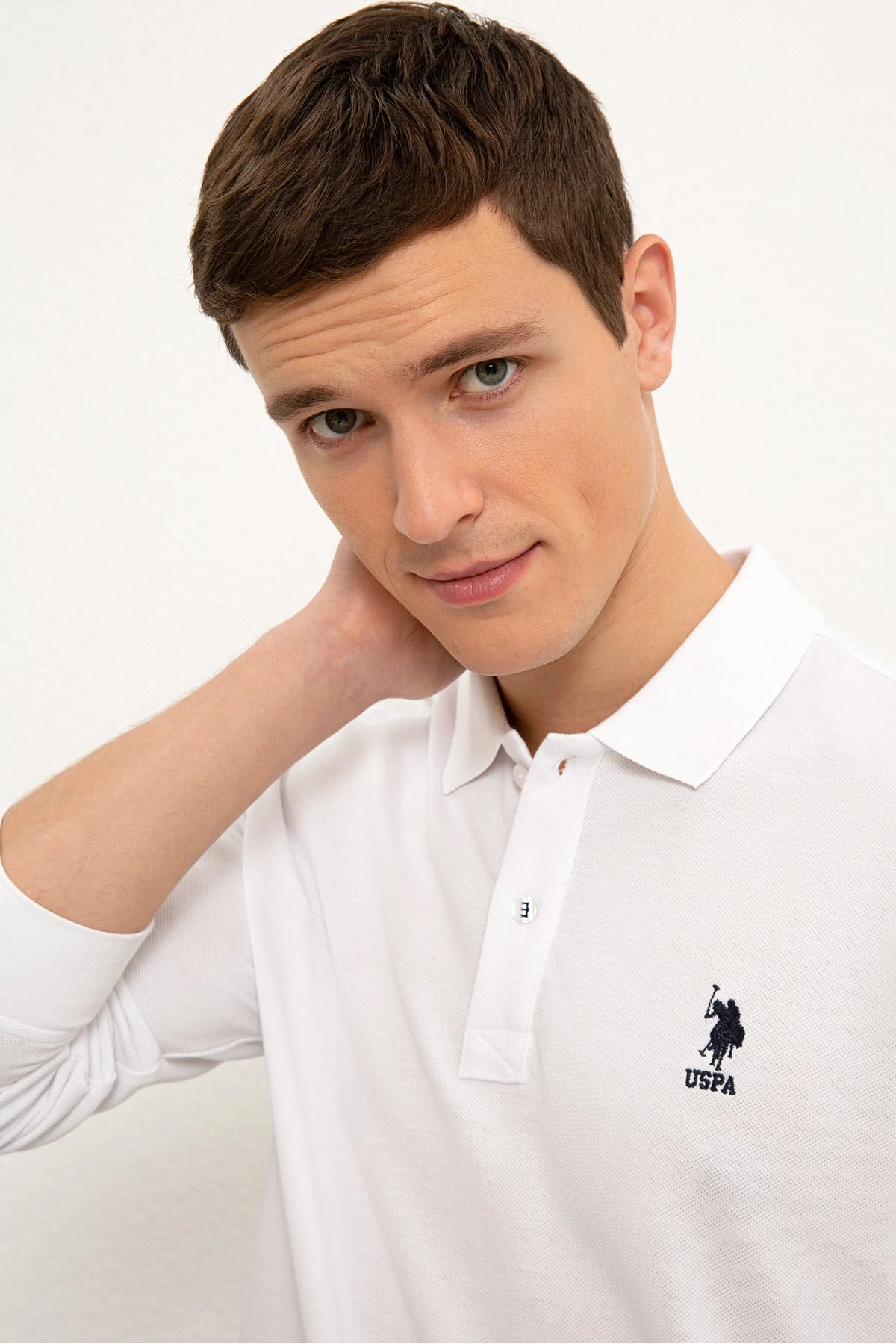 Beyaz Erkek Sweatshirt