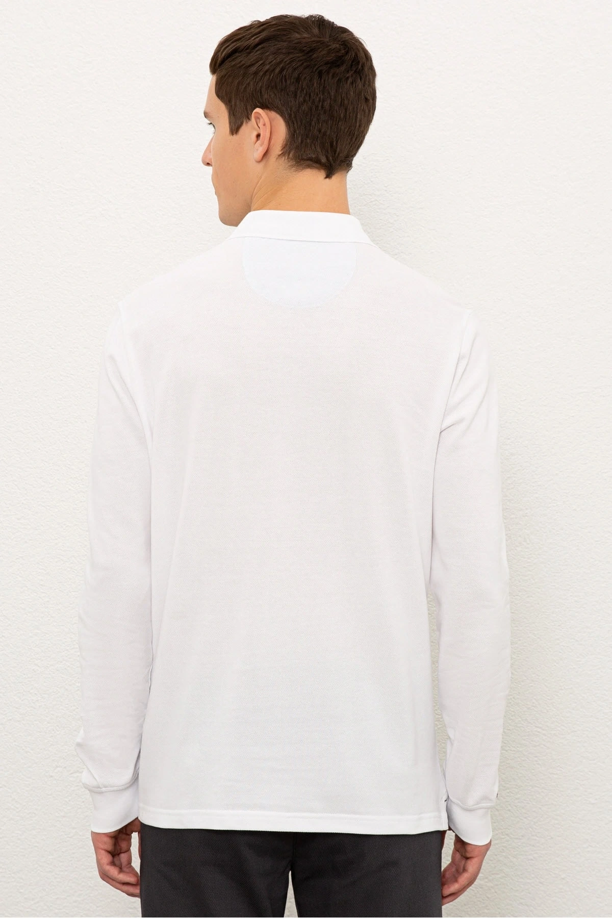 Beyaz Erkek Sweatshirt