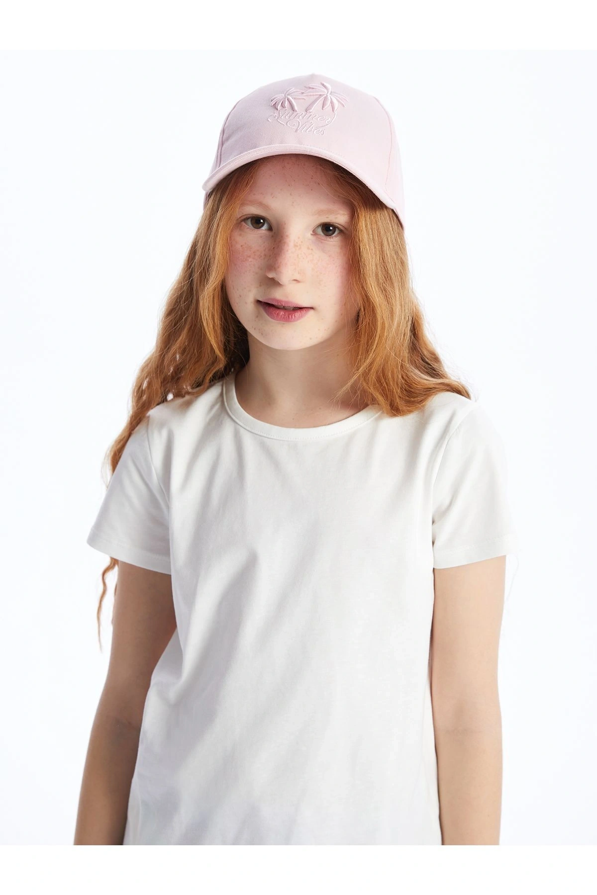 Bisiklet Yaka Basic Kısa Kollu Kız Çocuk Tişört