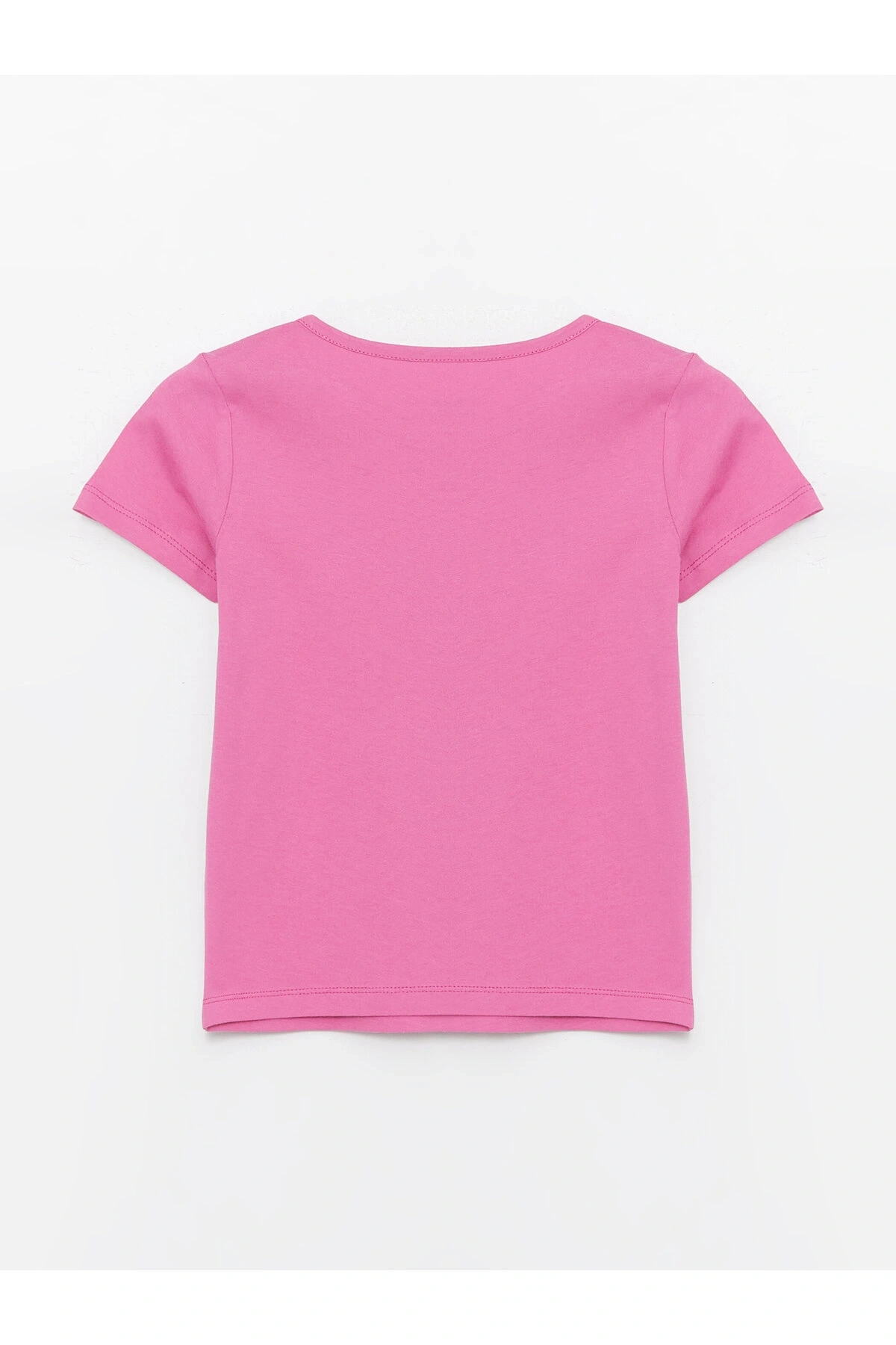Bisiklet Yaka Basic Kısa Kollu Kız Çocuk Tişört