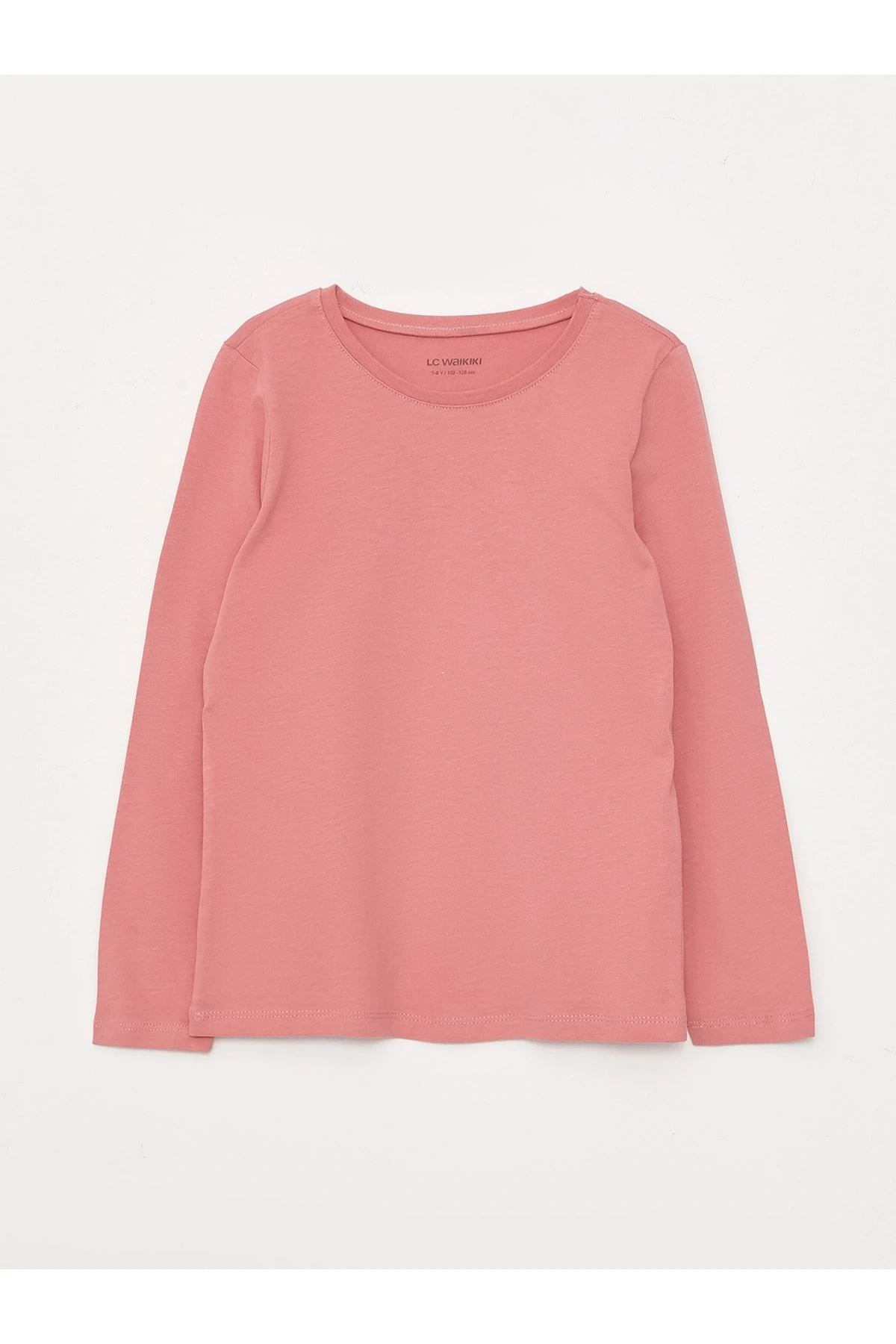 Bisiklet Yaka Basic Uzun Kollu Kız Çocuk Tişört