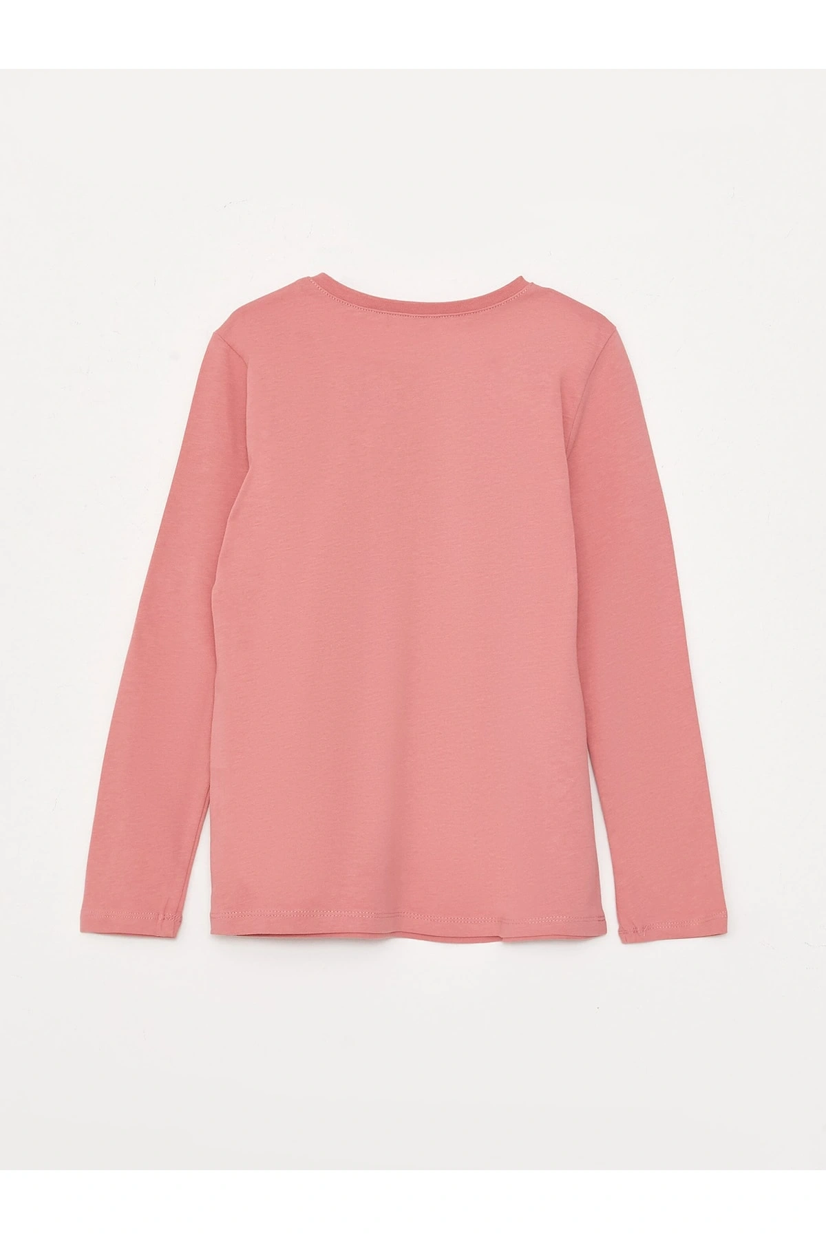 Bisiklet Yaka Basic Uzun Kollu Kız Çocuk Tişört
