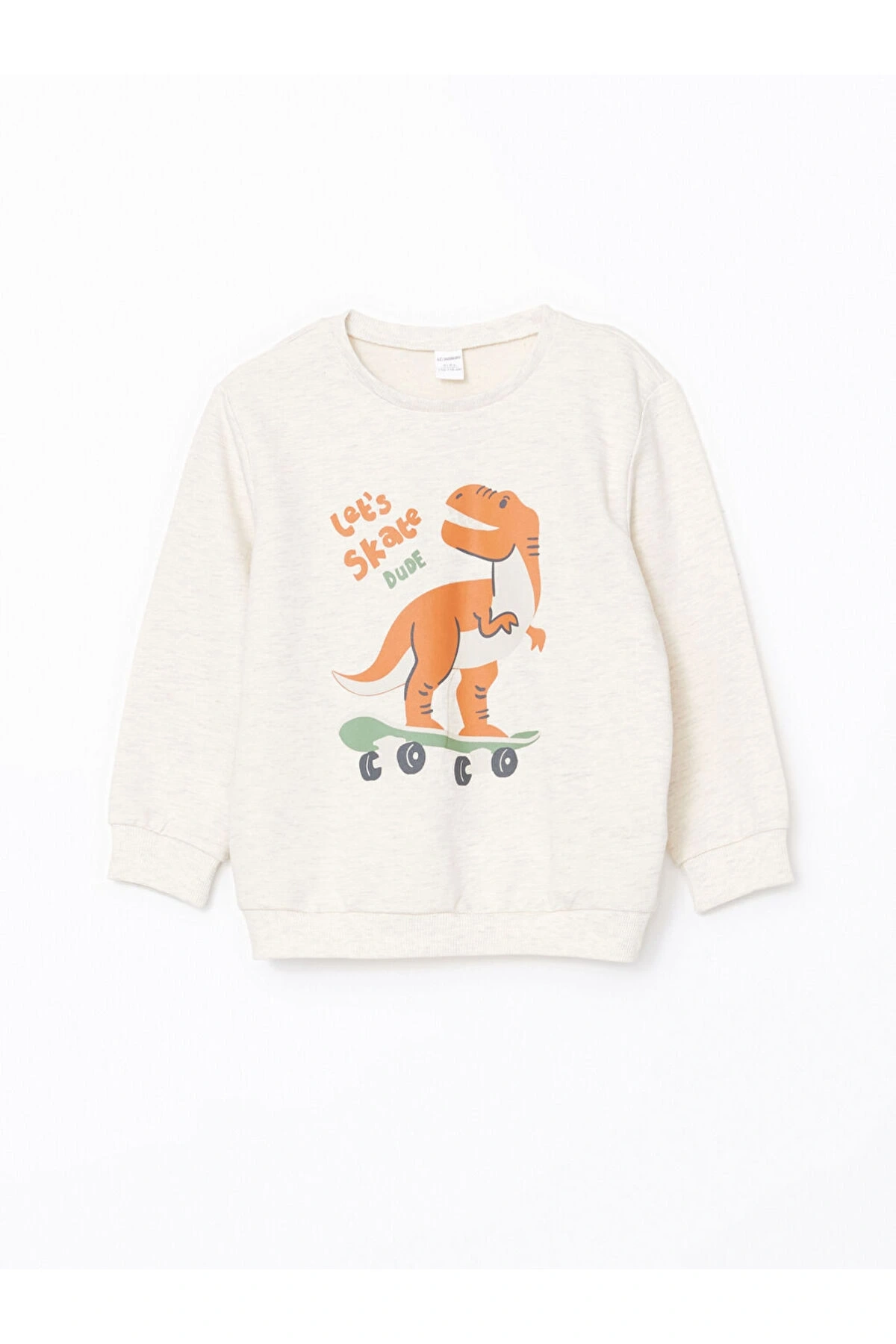 Bisiklet Yaka Baskili Erkek Cocuk Sweatshirt ve Esofman Alt 2li Takim - S56809Z1