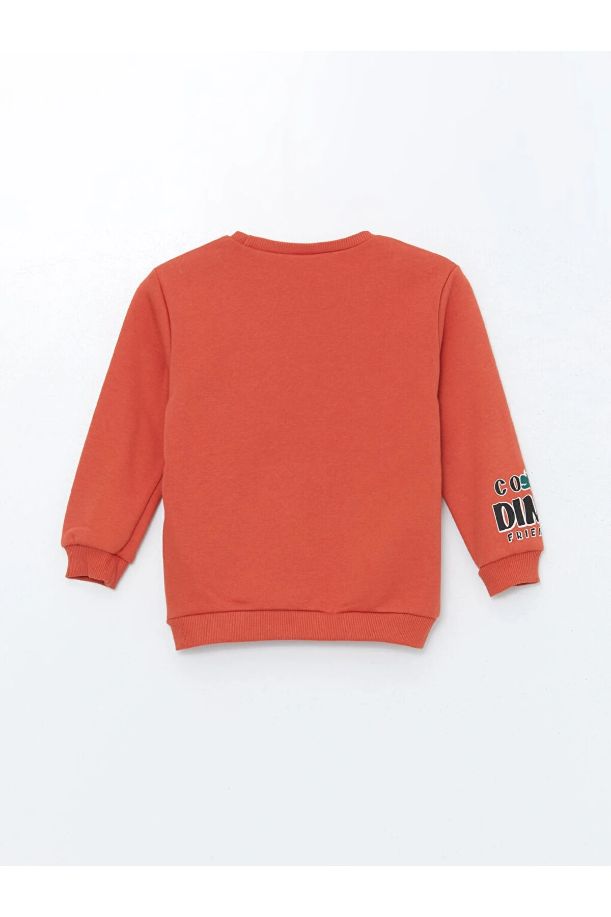 Bisiklet Yaka Baskılı Kalın Erkek Bebek Sweatshirt