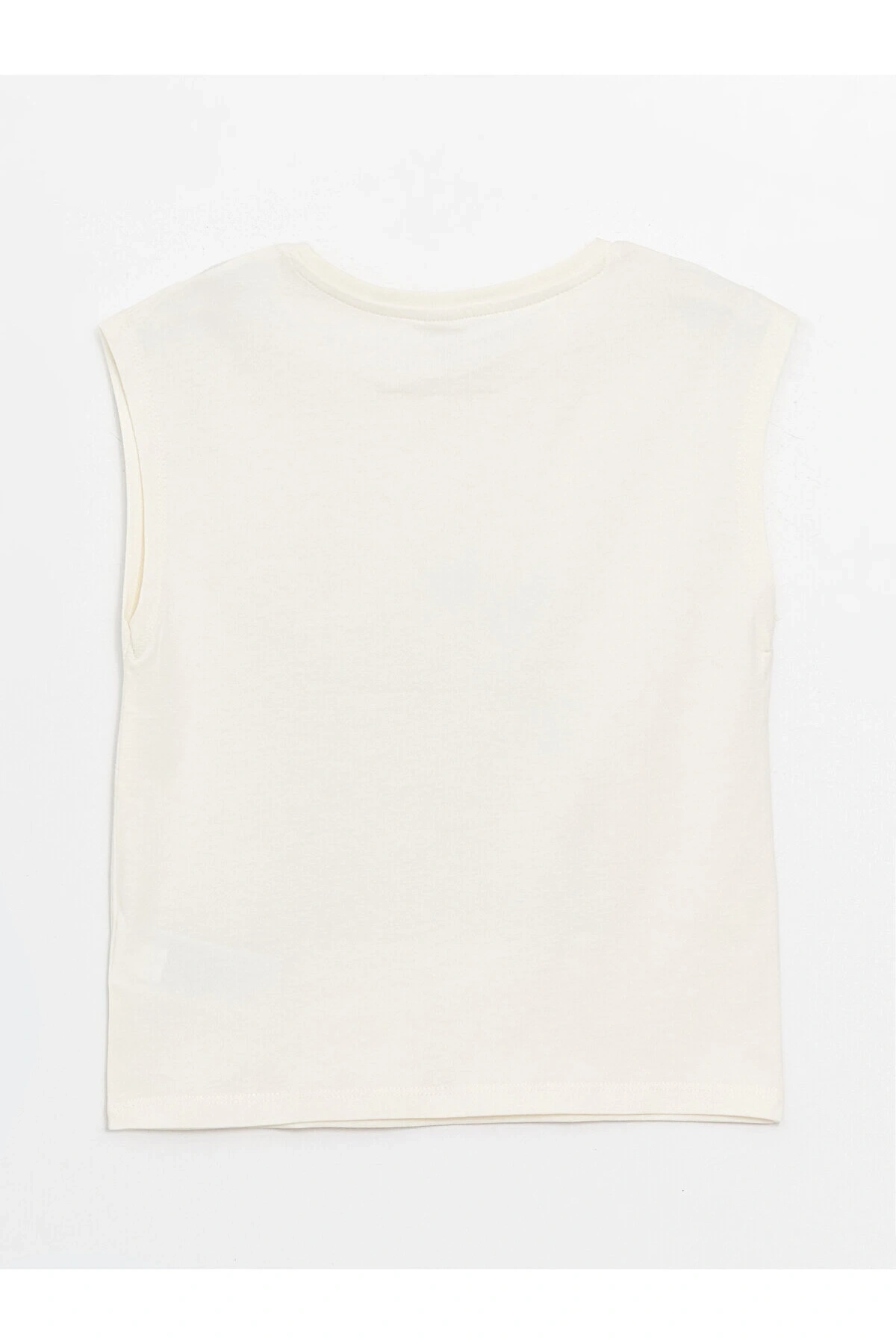 Bisiklet Yaka Baskılı Kız Çocuk Atlet