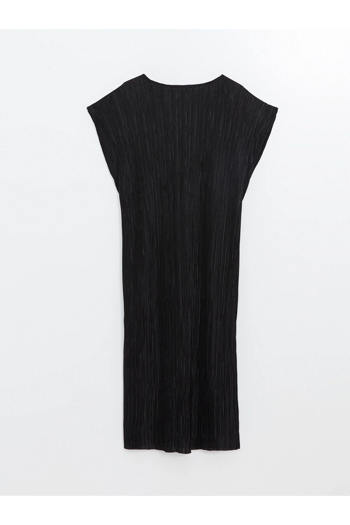 Bisiklet Yaka Dokulu Kadın Elbise