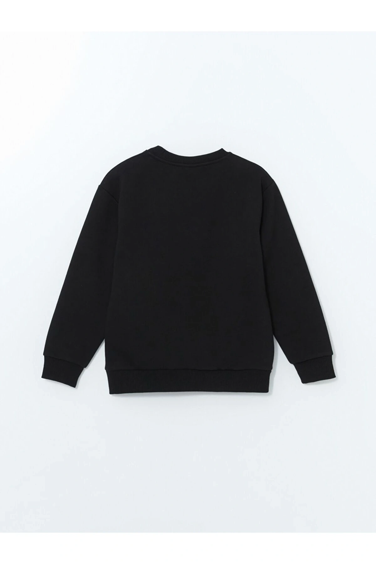 Bisiklet Yaka Erkek Çocuk Kalın Sweatshirt