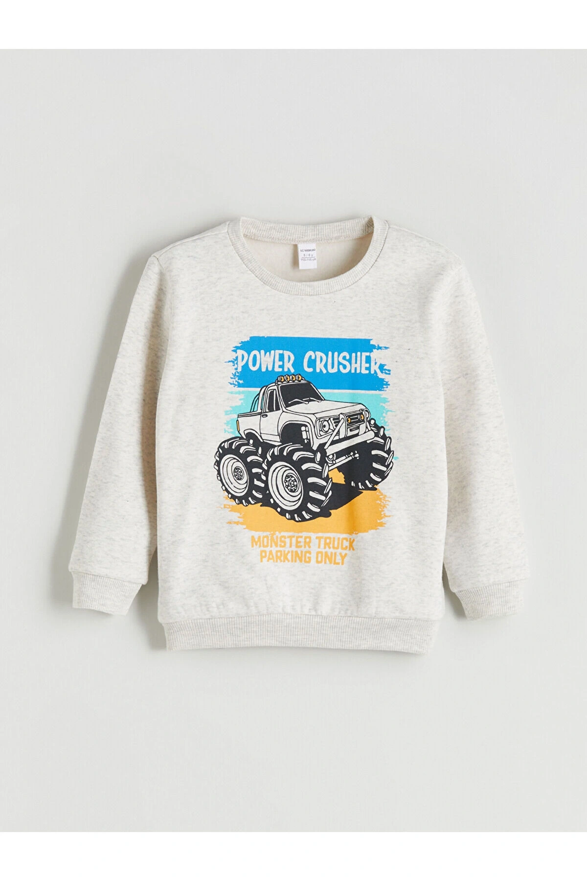 Bisiklet Yaka Erkek Çocuk Sweatshirt