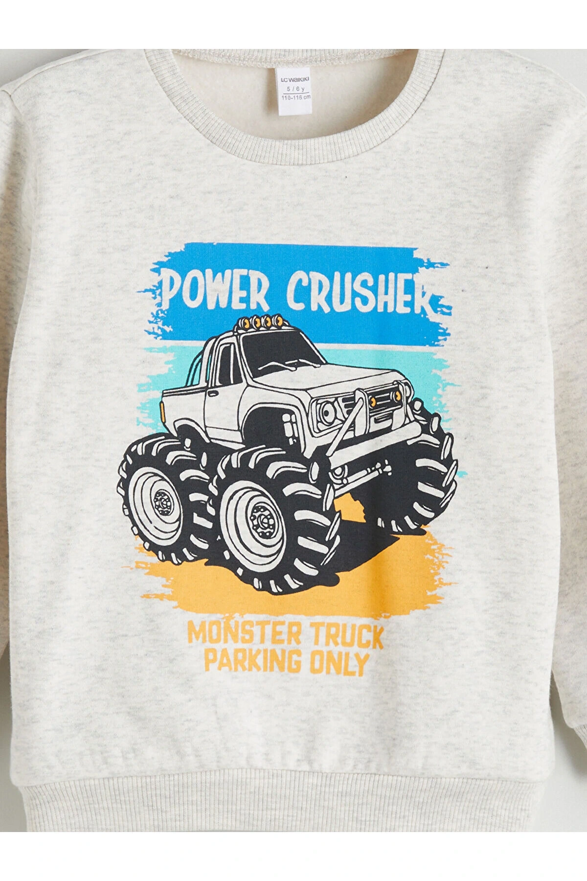 Bisiklet Yaka Erkek Çocuk Sweatshirt