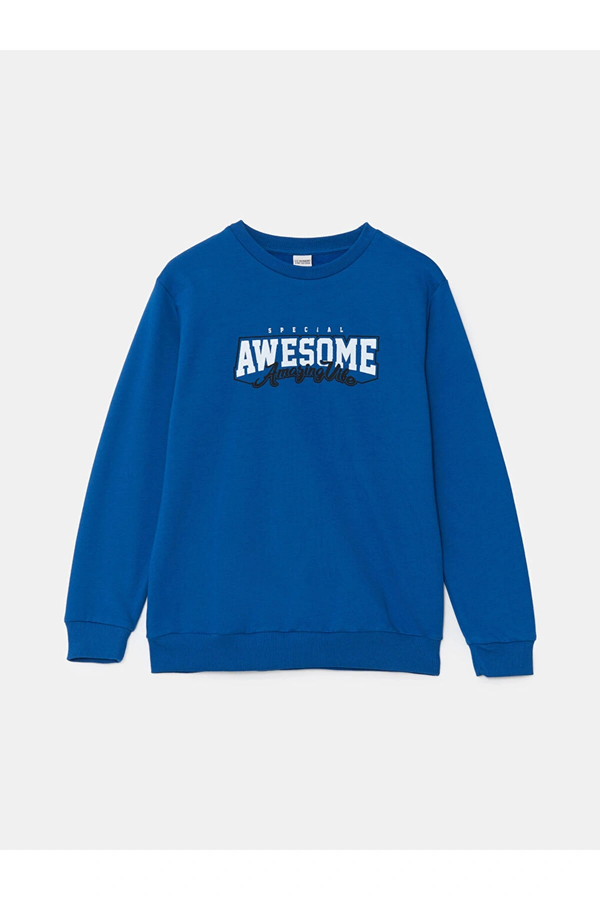 Bisiklet Yaka Erkek Çocuk Sweatshirt
