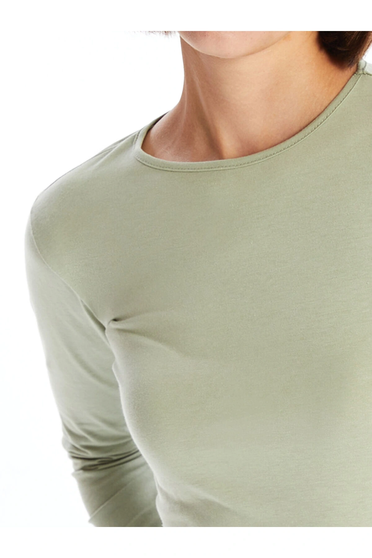 Bisiklet Yaka Kadın Body