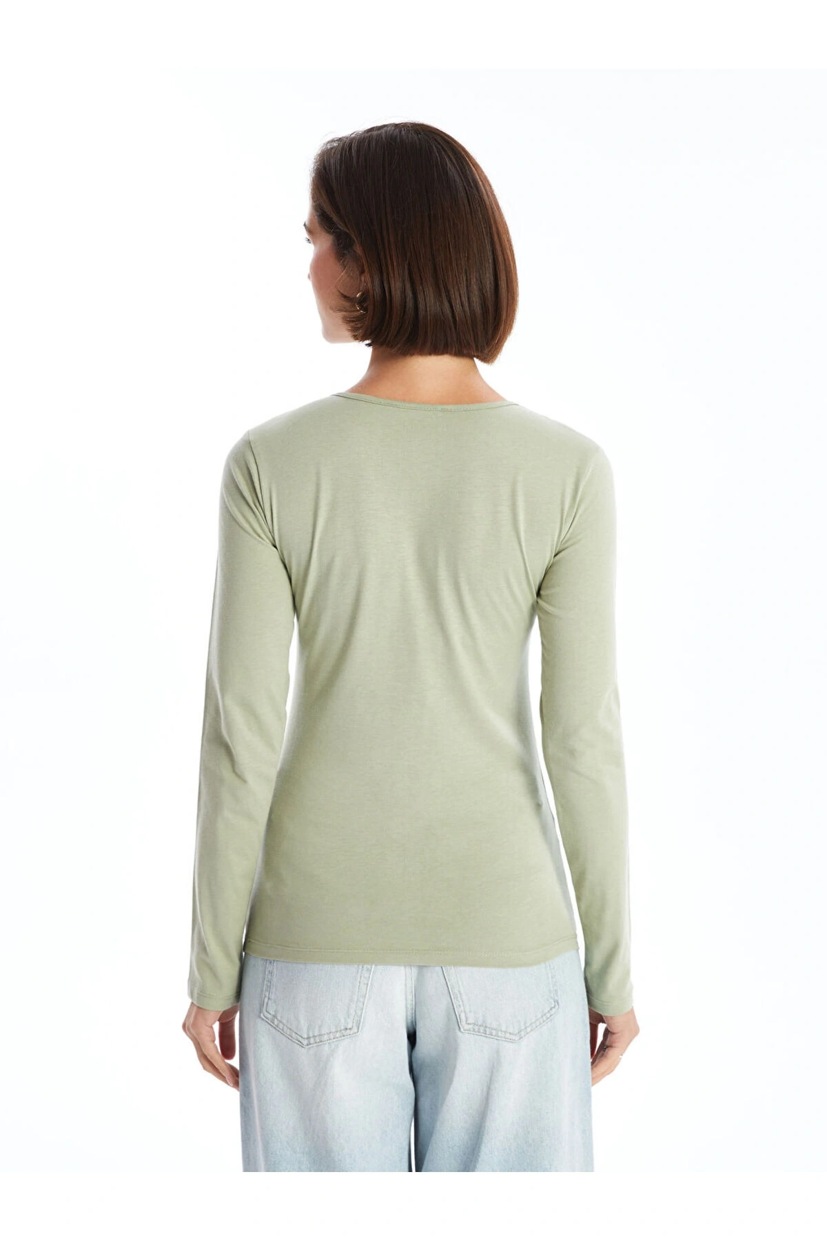 Bisiklet Yaka Kadın Body