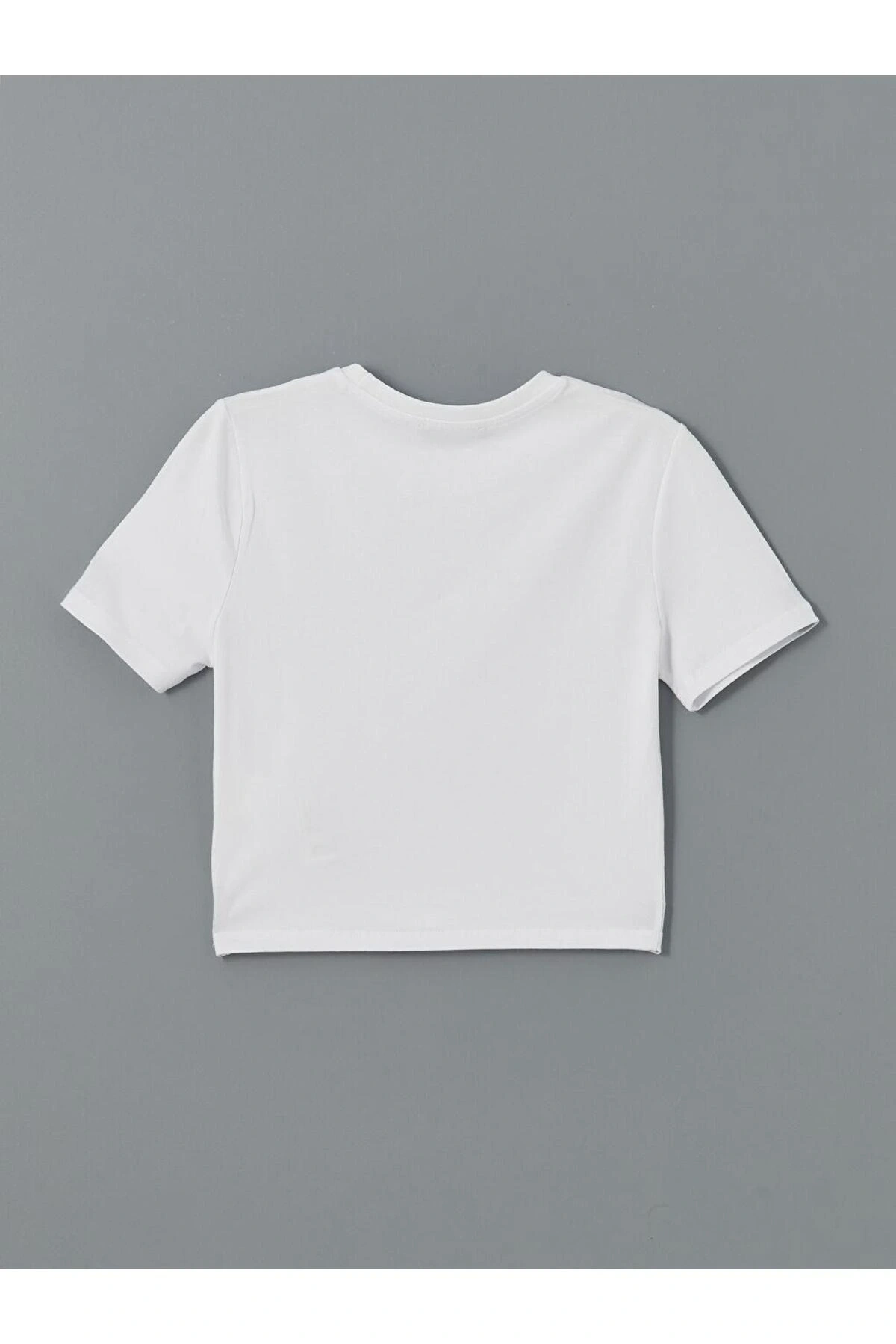 Bisiklet Yaka Kadın Crop (S5)