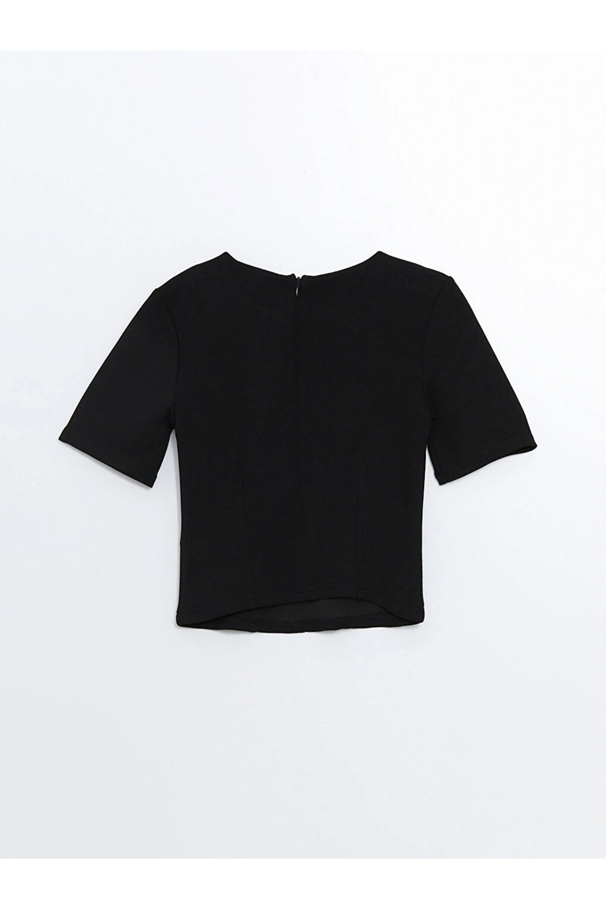 Bisiklet Yaka Kadın Tişört